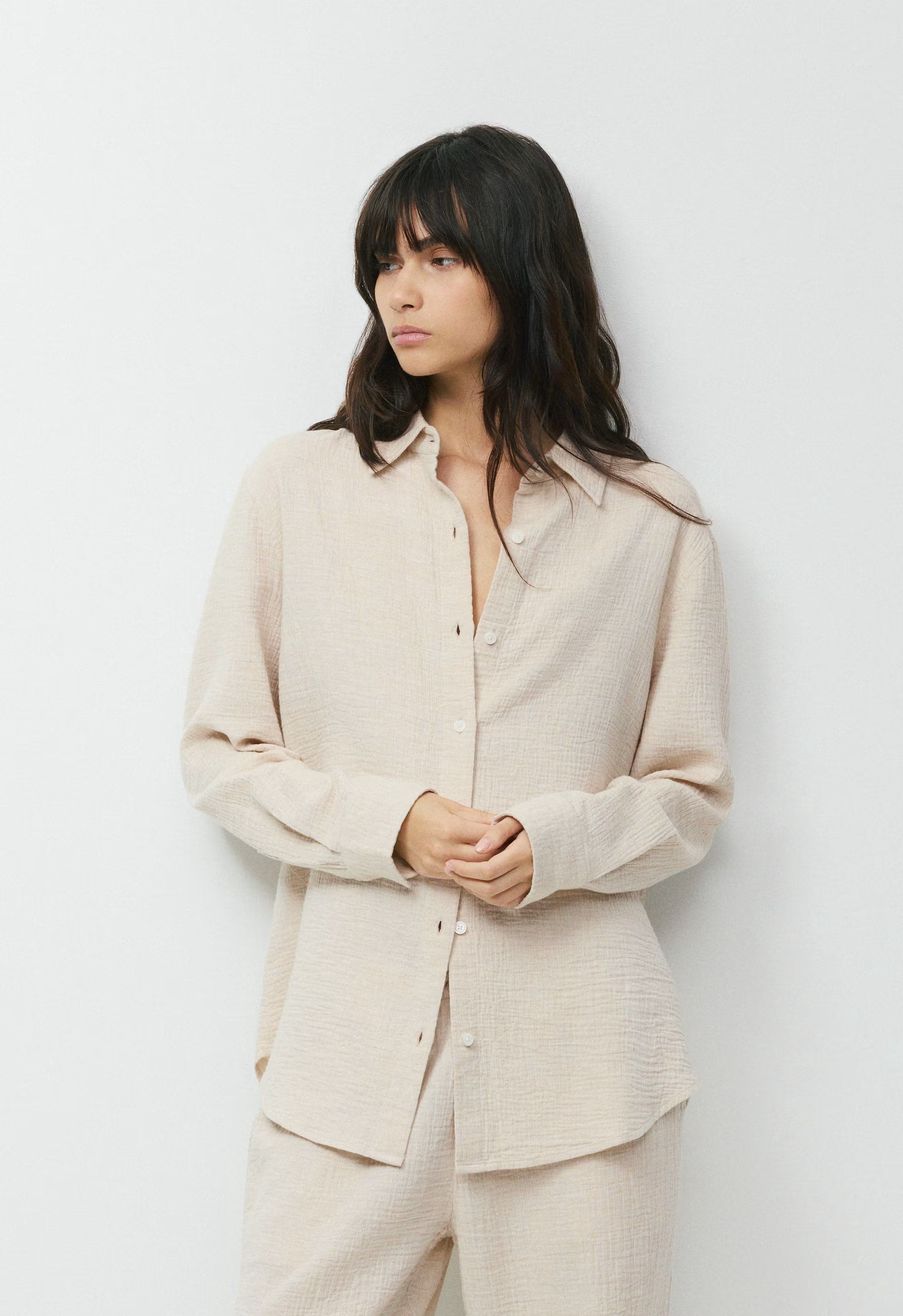 AirPlush Cotton™ Sail Shirt - UNDYED ECRU