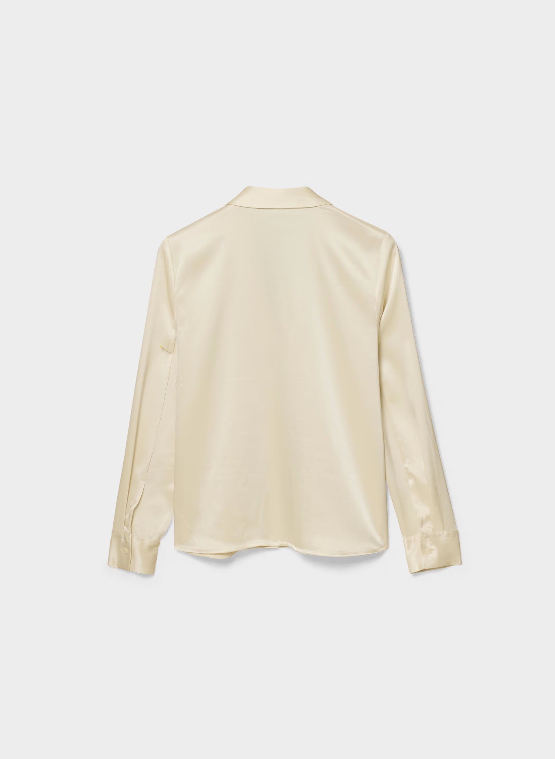 Dover Satin Shirt - SEASIDE CREAM