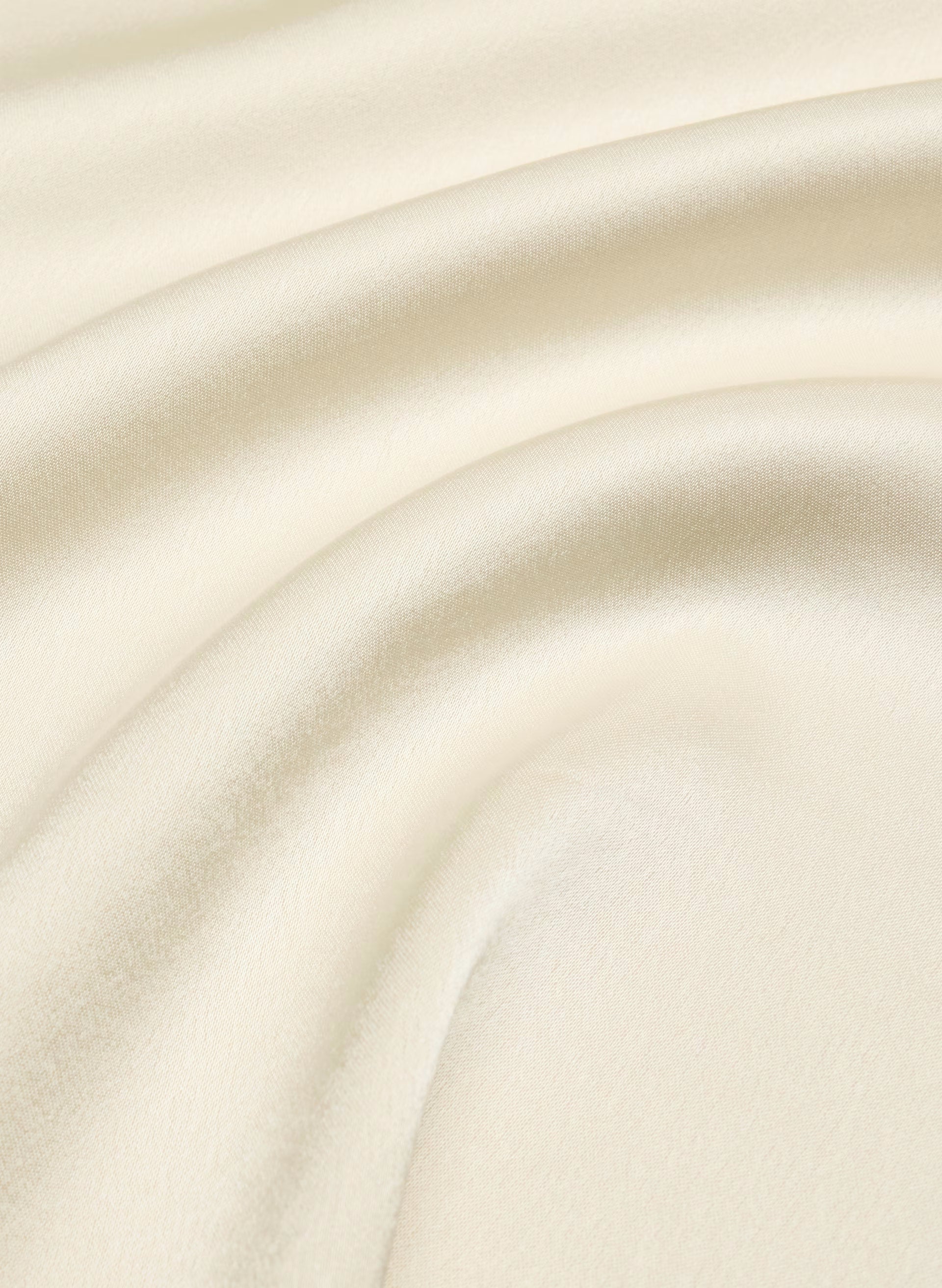 Dover Satin Shirt - SEASIDE CREAM