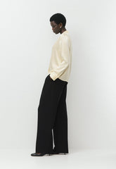 Dover Satin Shirt - SEASIDE CREAM