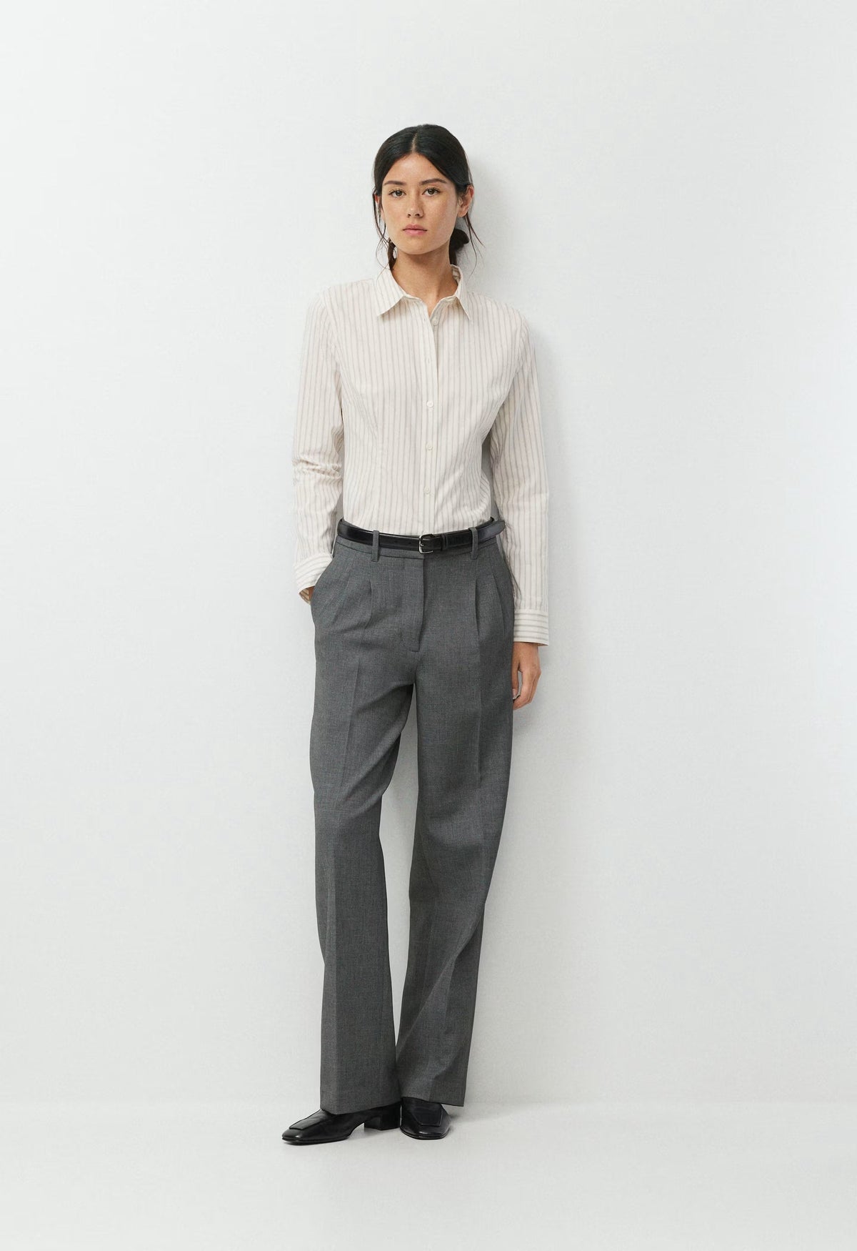 Chronicle Slim Poplin Shirt - OAK/MARCONA BG
