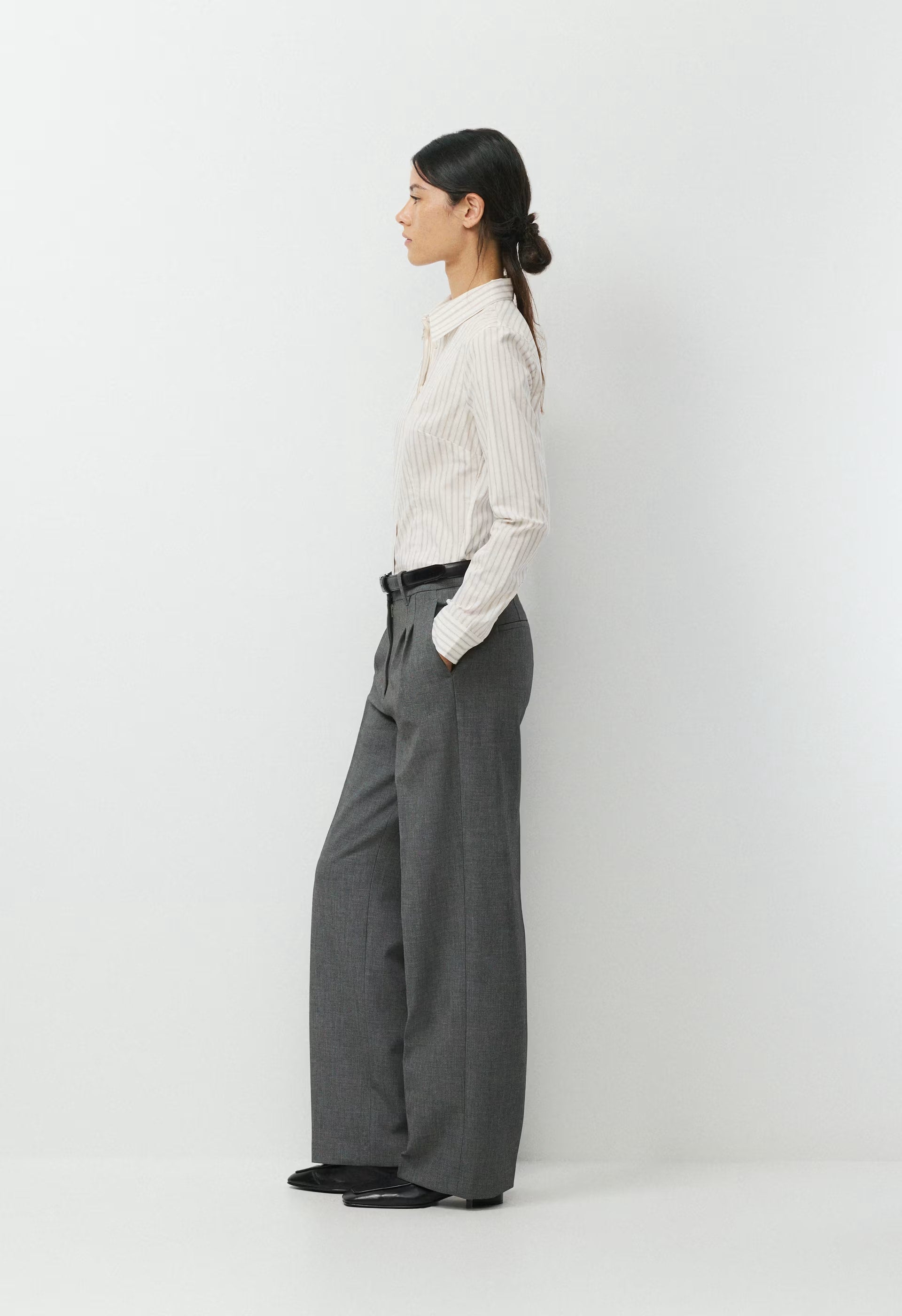 Chronicle Slim Poplin Shirt - OAK/MARCONA BG