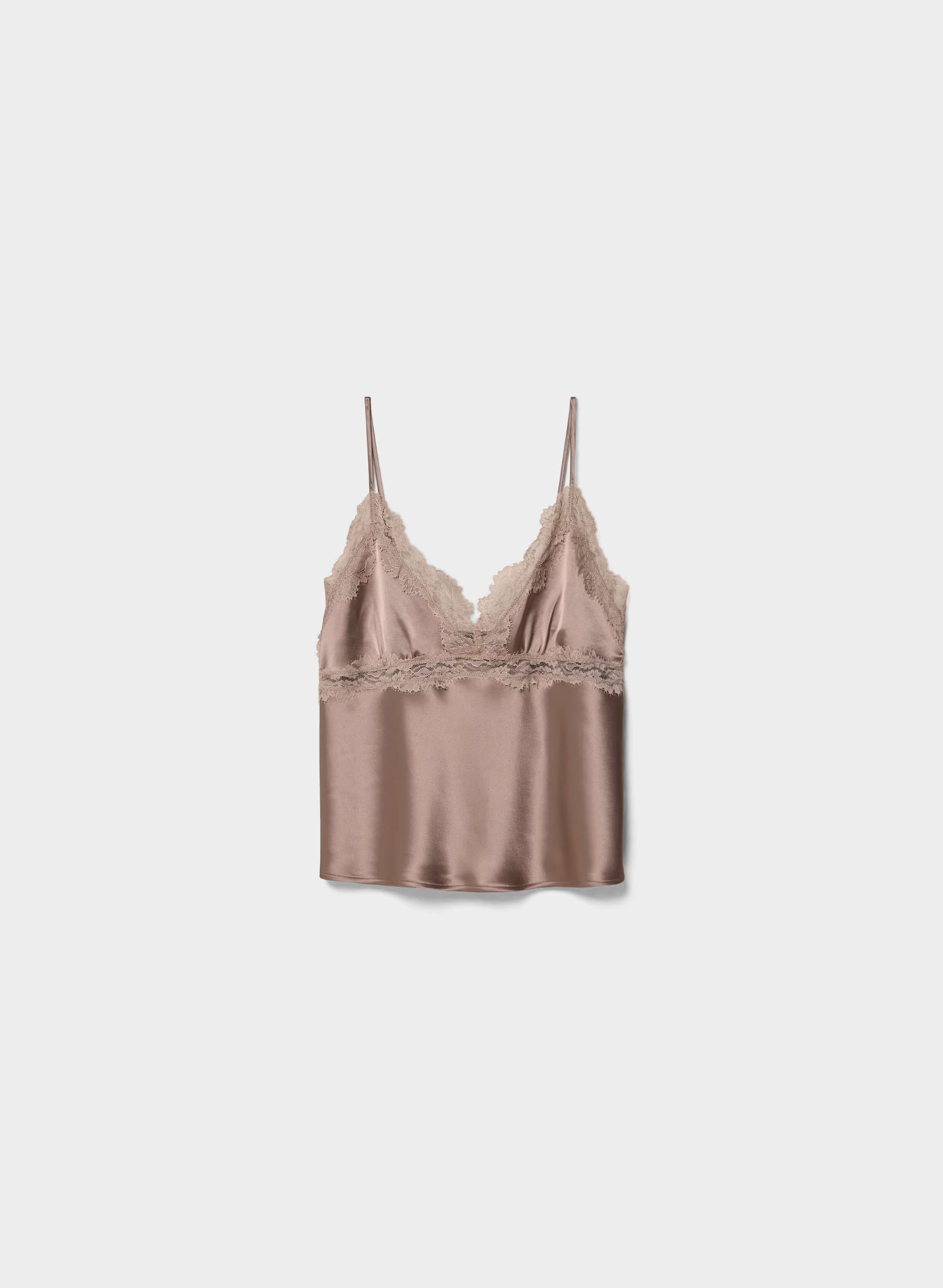 Foxtrot Satin Camisole - DSTY MAUVE/DST MAUVE