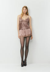 Foxtrot Satin Camisole - DSTY MAUVE/DST MAUVE