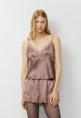 Foxtrot Satin Camisole - DSTY MAUVE/DST MAUVE