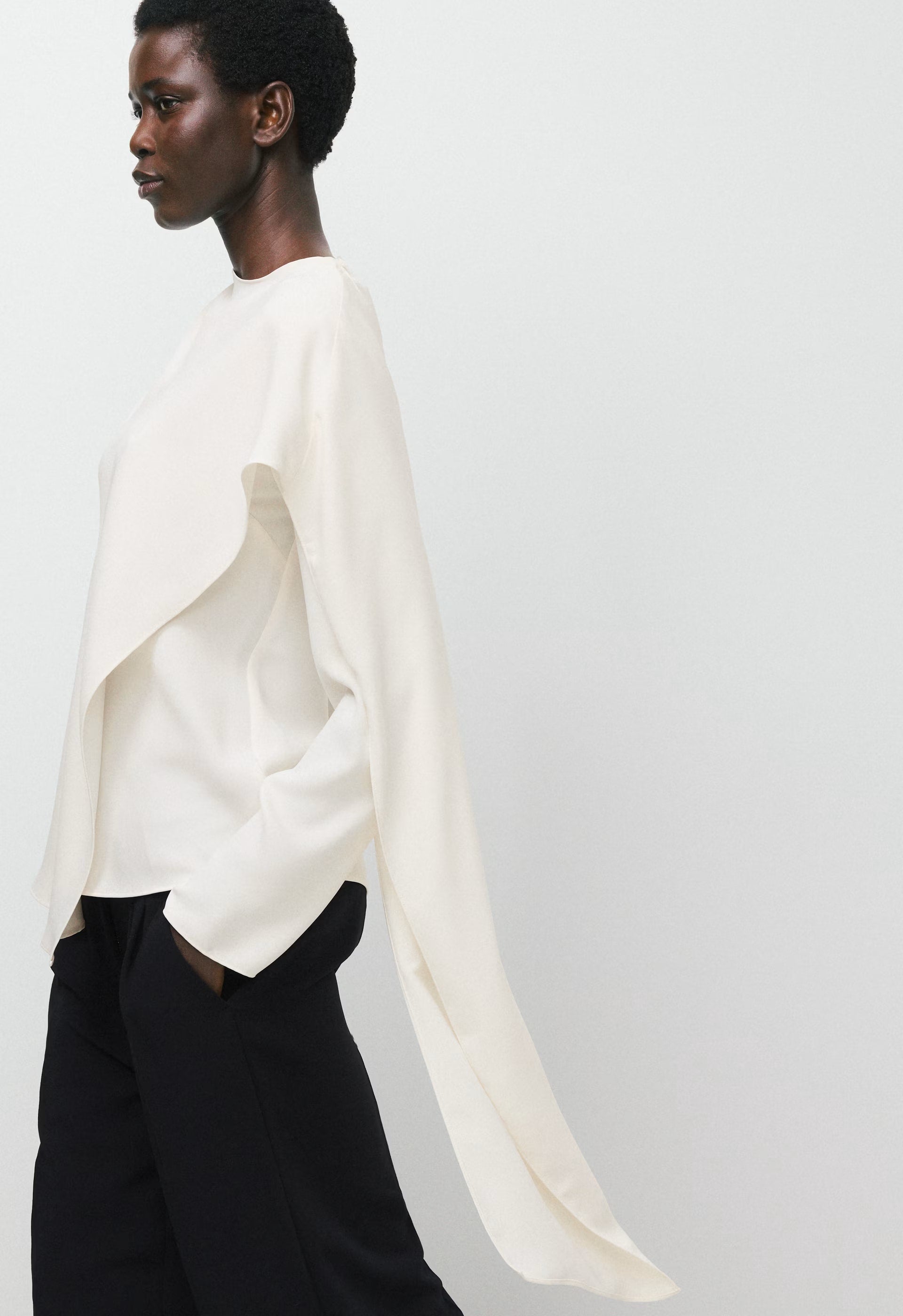 Loretto Blouse - LIGHT BIRCH
