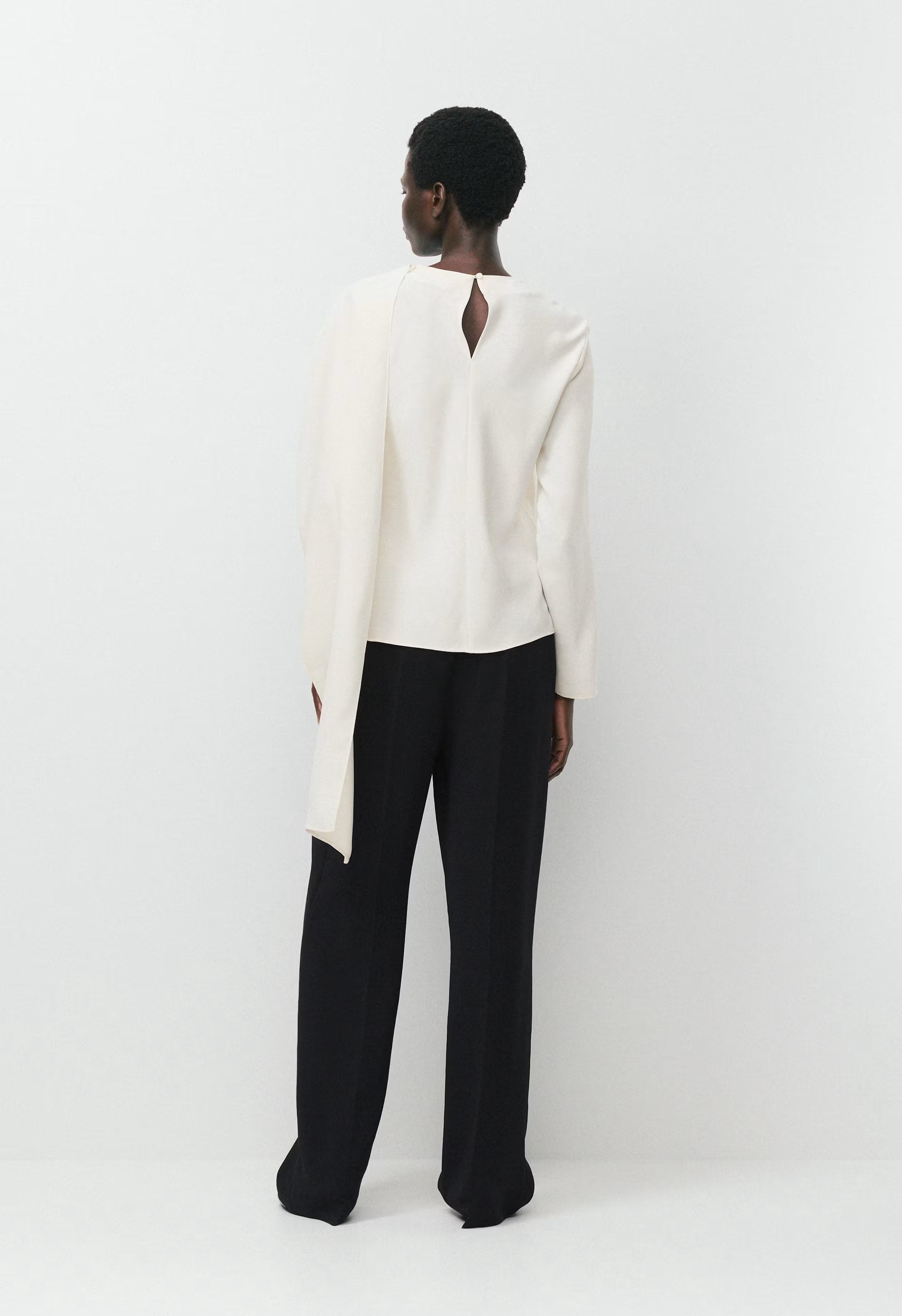Loretto Blouse - LIGHT BIRCH