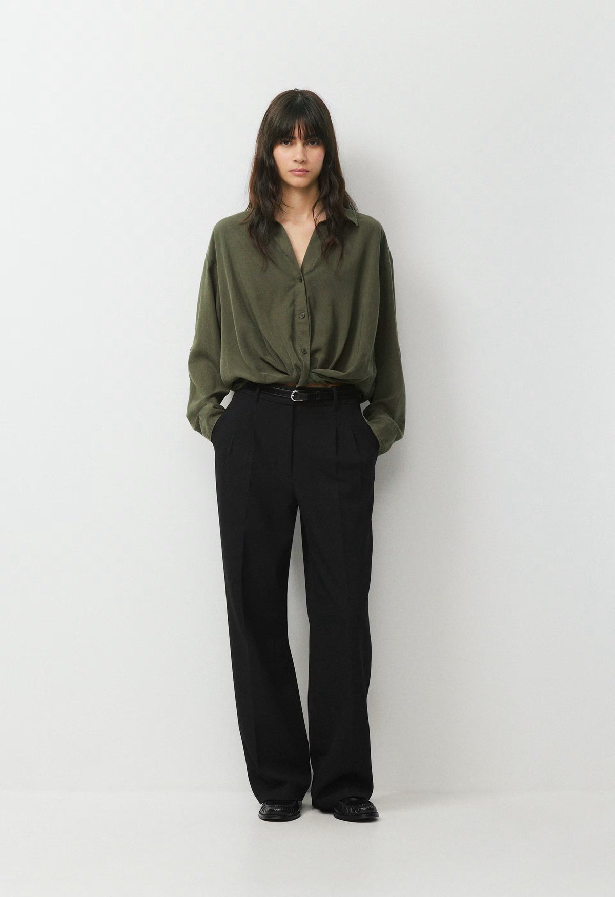 Portofino Shirt - VINTAGE DARK OLIVE