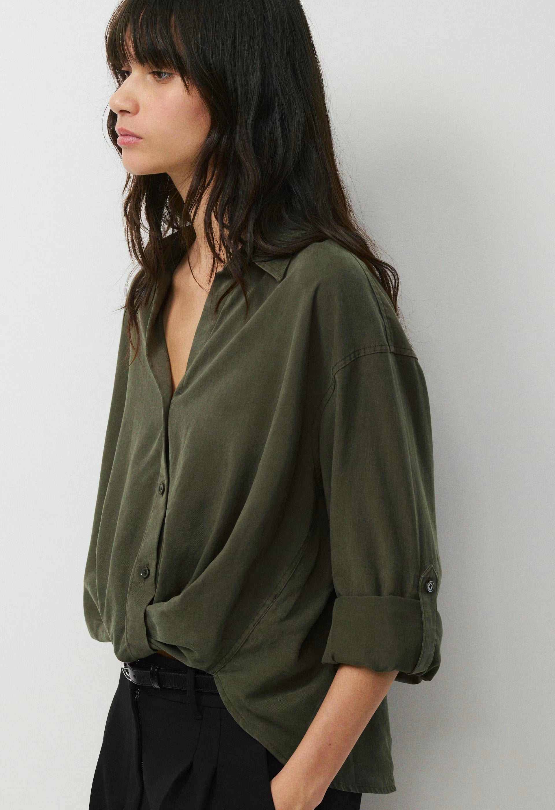 Portofino Shirt - VINTAGE DARK OLIVE