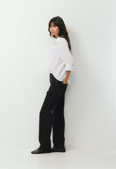 Portofino Shirt - HNDSN STRP WT/ADMIRAL