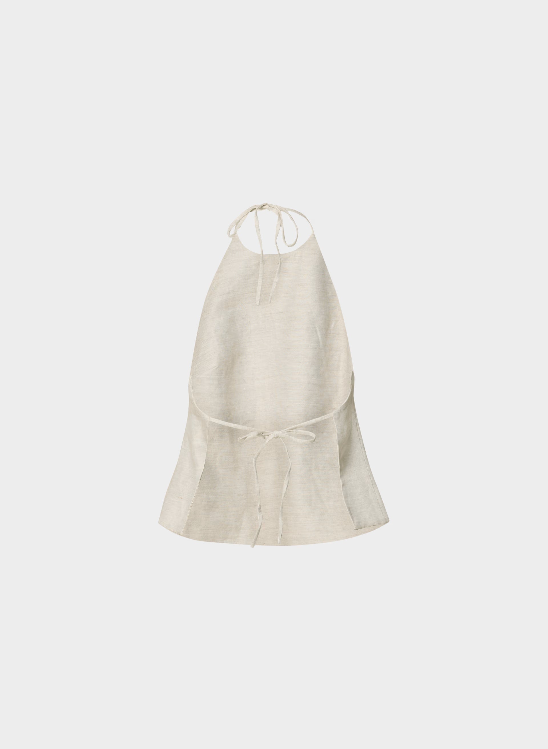 Earnshaw Halter Top - CruiseLinen™ - UNDYED ECRU