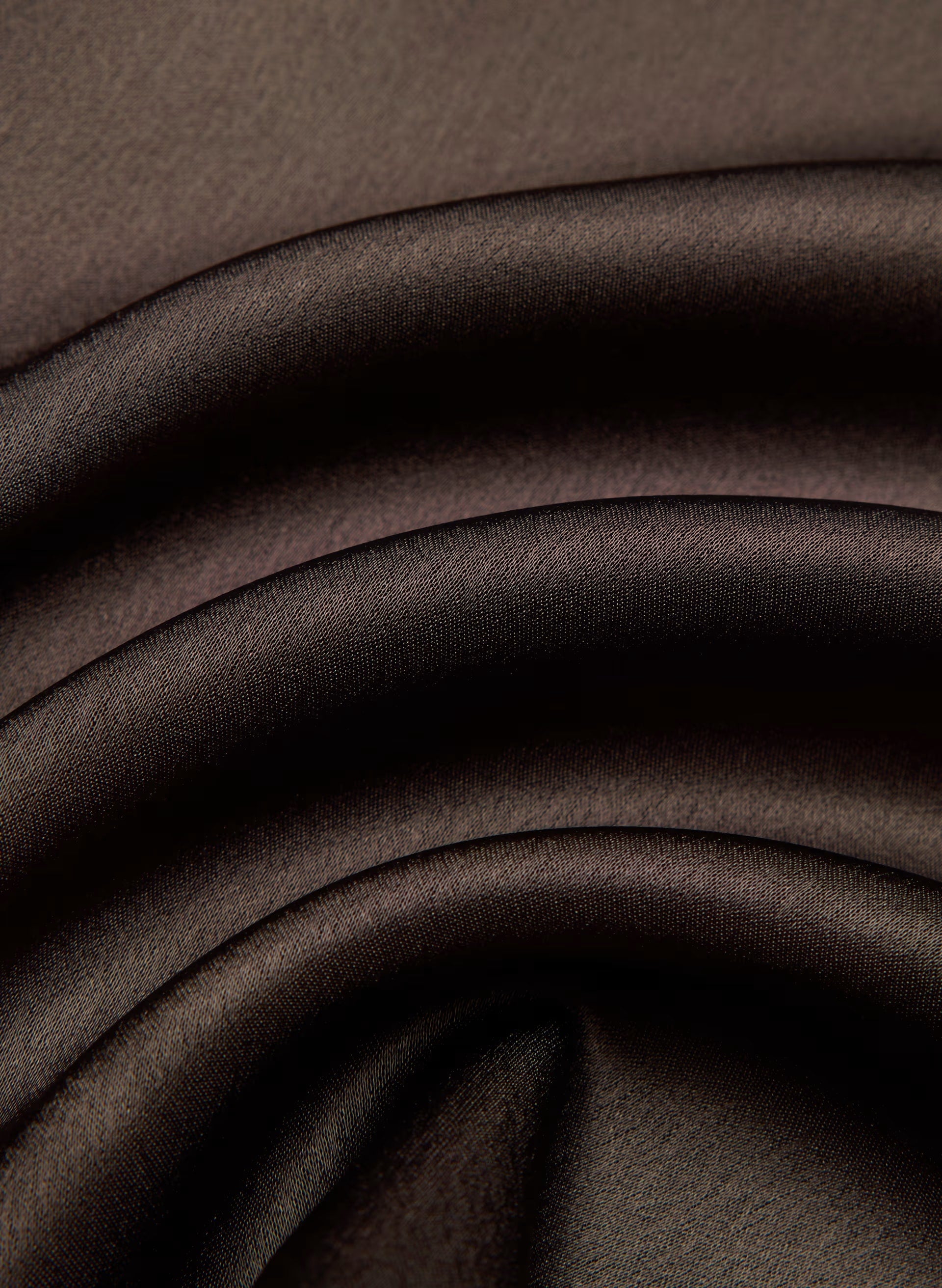 Asset Satin Top - RICH MOCHA BROWN
