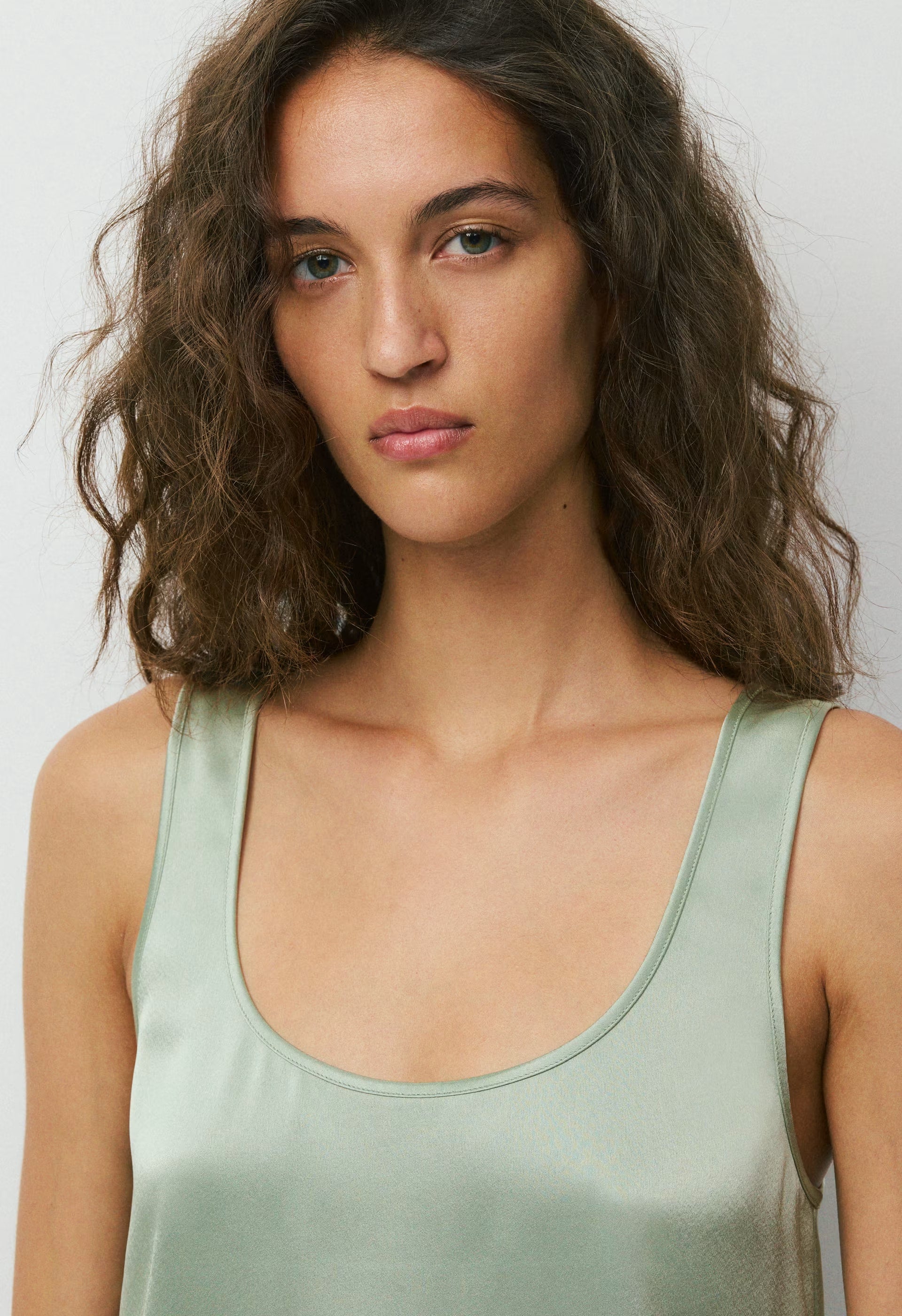 Asset Satin Top - TERRACE SAGE