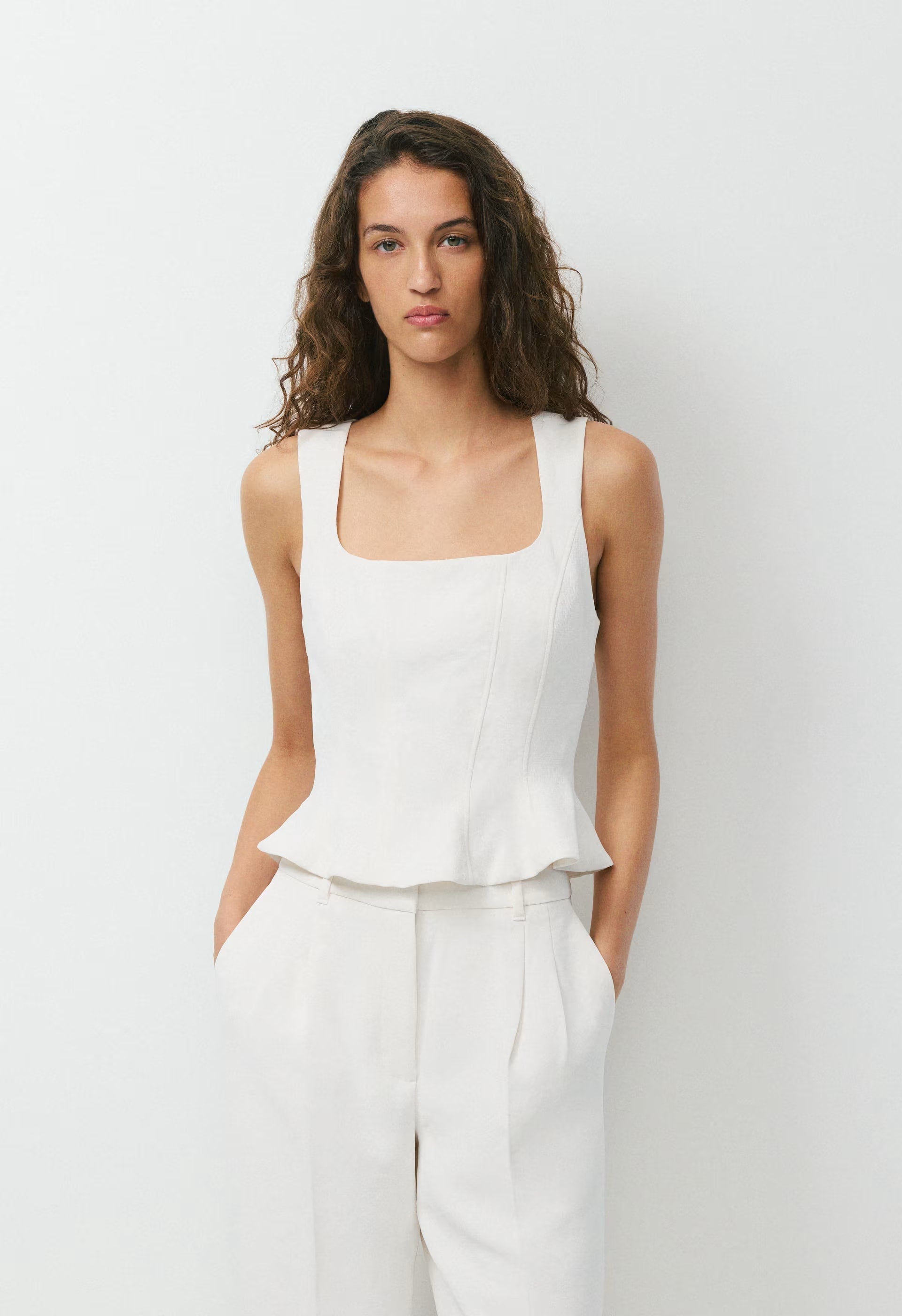 Rhodora Bustier - Crepette™ - LIGHT BIRCH