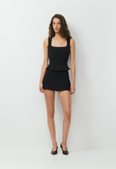 Rhodora Bustier - Crepette™ - BLACK
