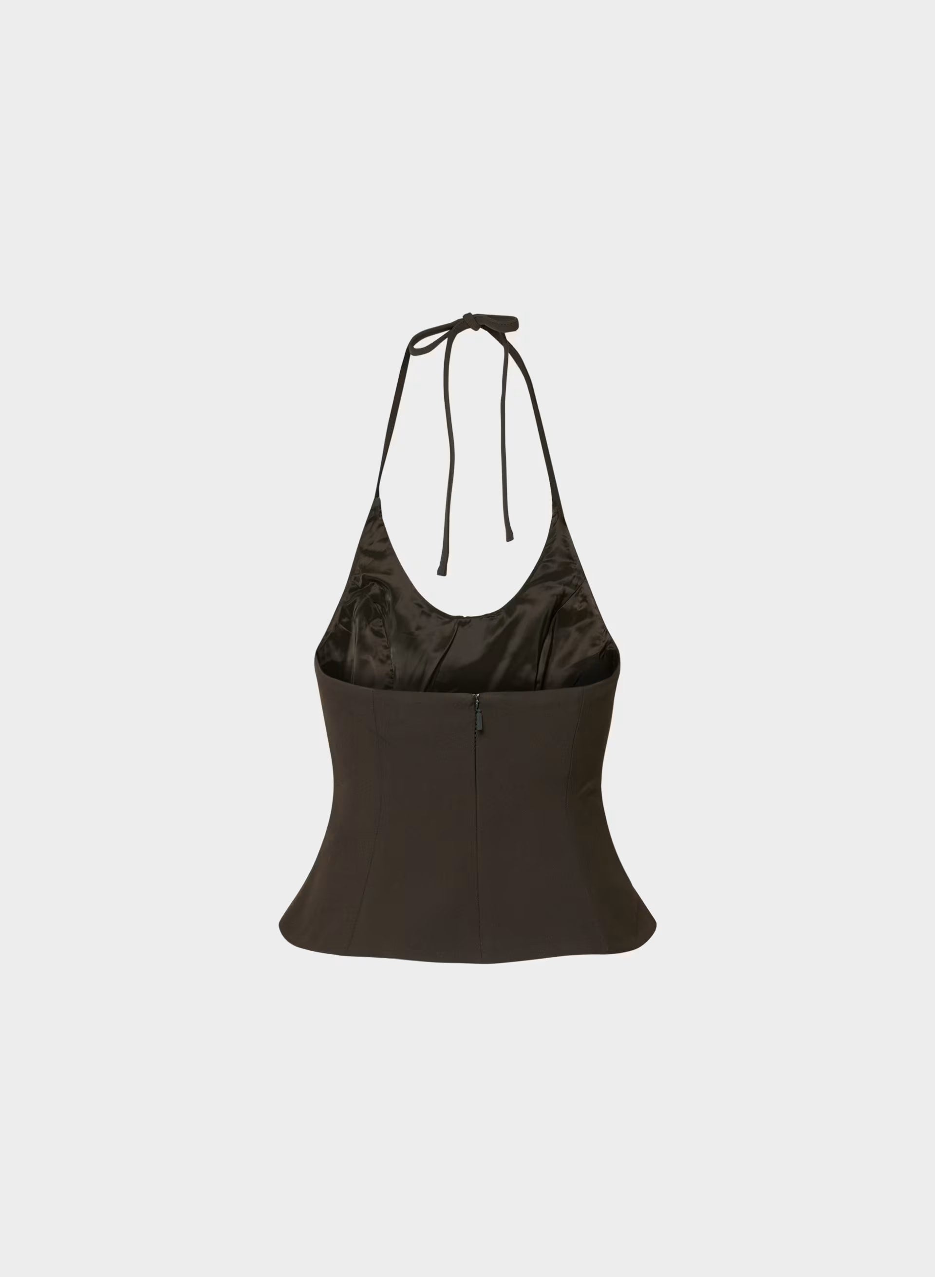 Convention Halter Top - Eversential™ - CACAO NIB BROWN