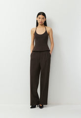 Convention Halter Top - Eversential™ - CACAO NIB BROWN