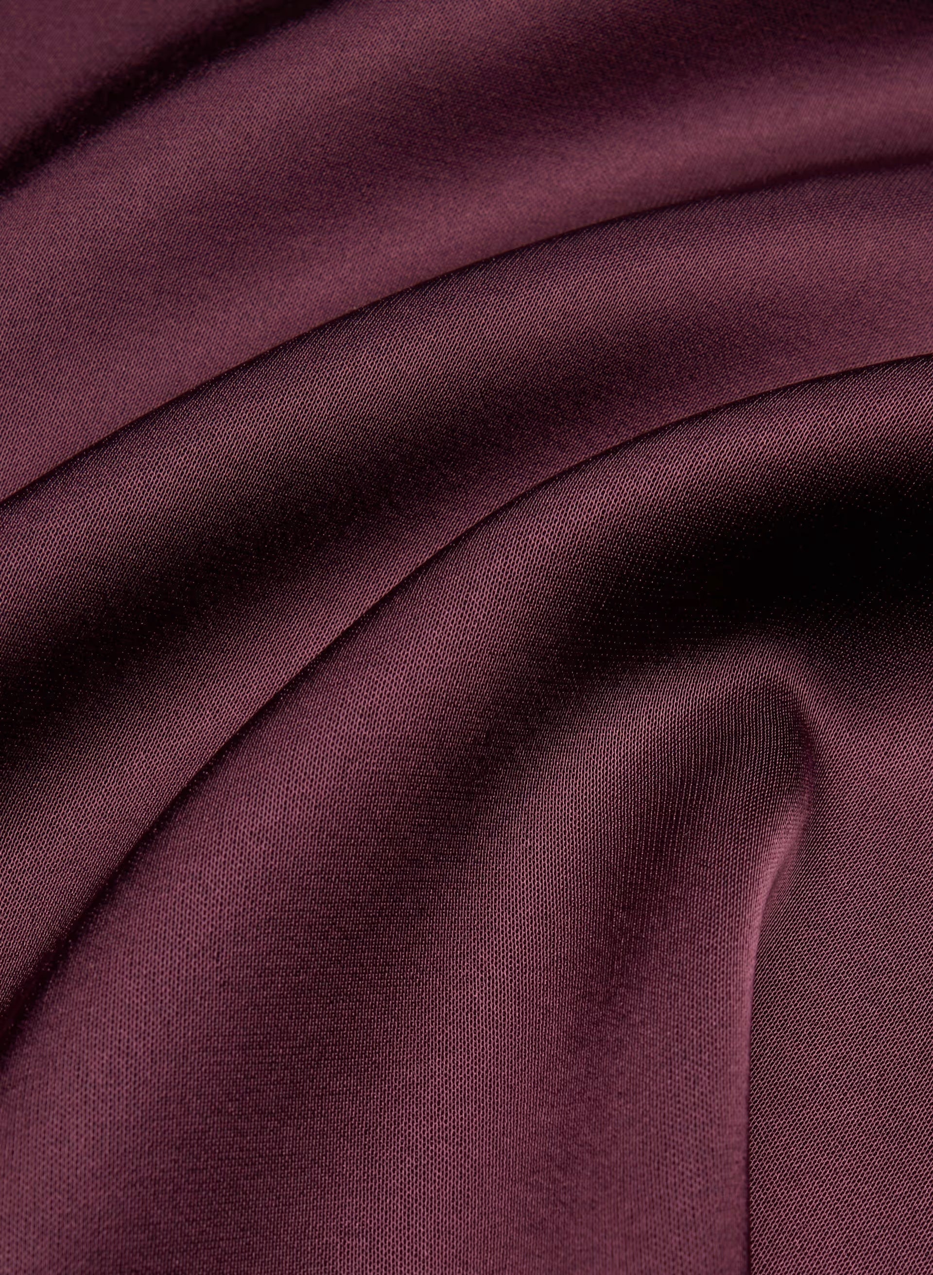 Serif Satin Camisole - GALA PLUM/GALA PLUM