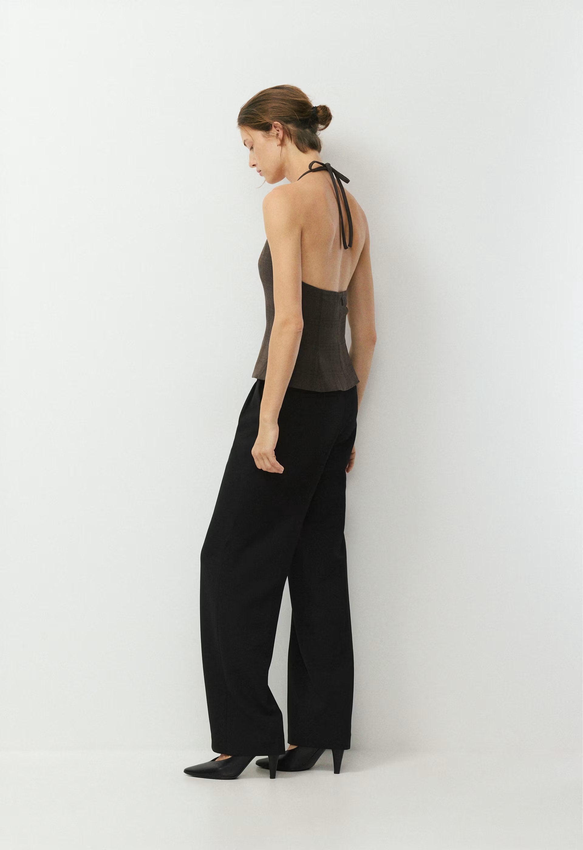 Convention Halter Top - Eversential™ - CACAO NIB BRWN/GREY