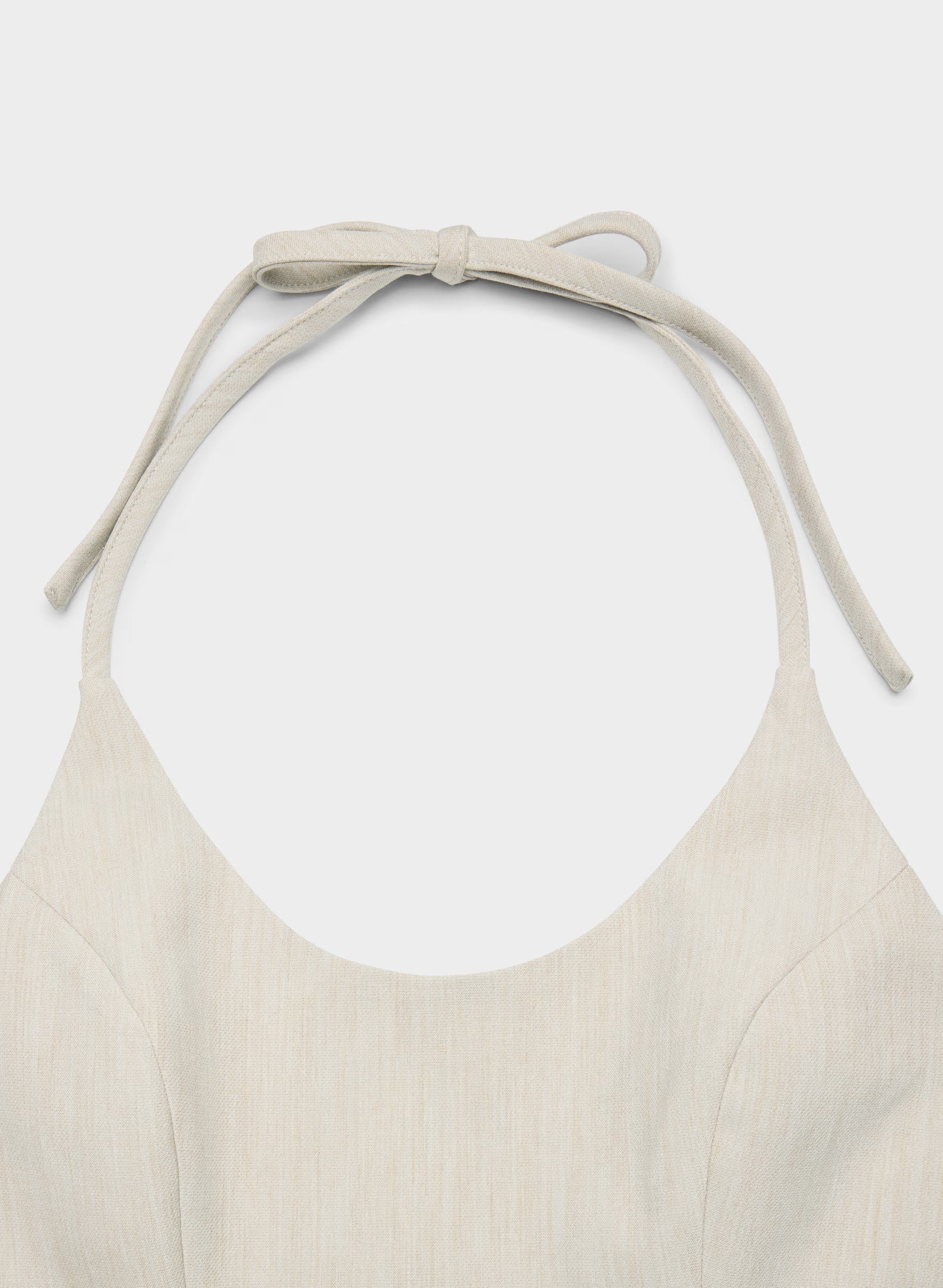 Convention Halter Top - Eversential™ - HEATHER MATTE PEARL