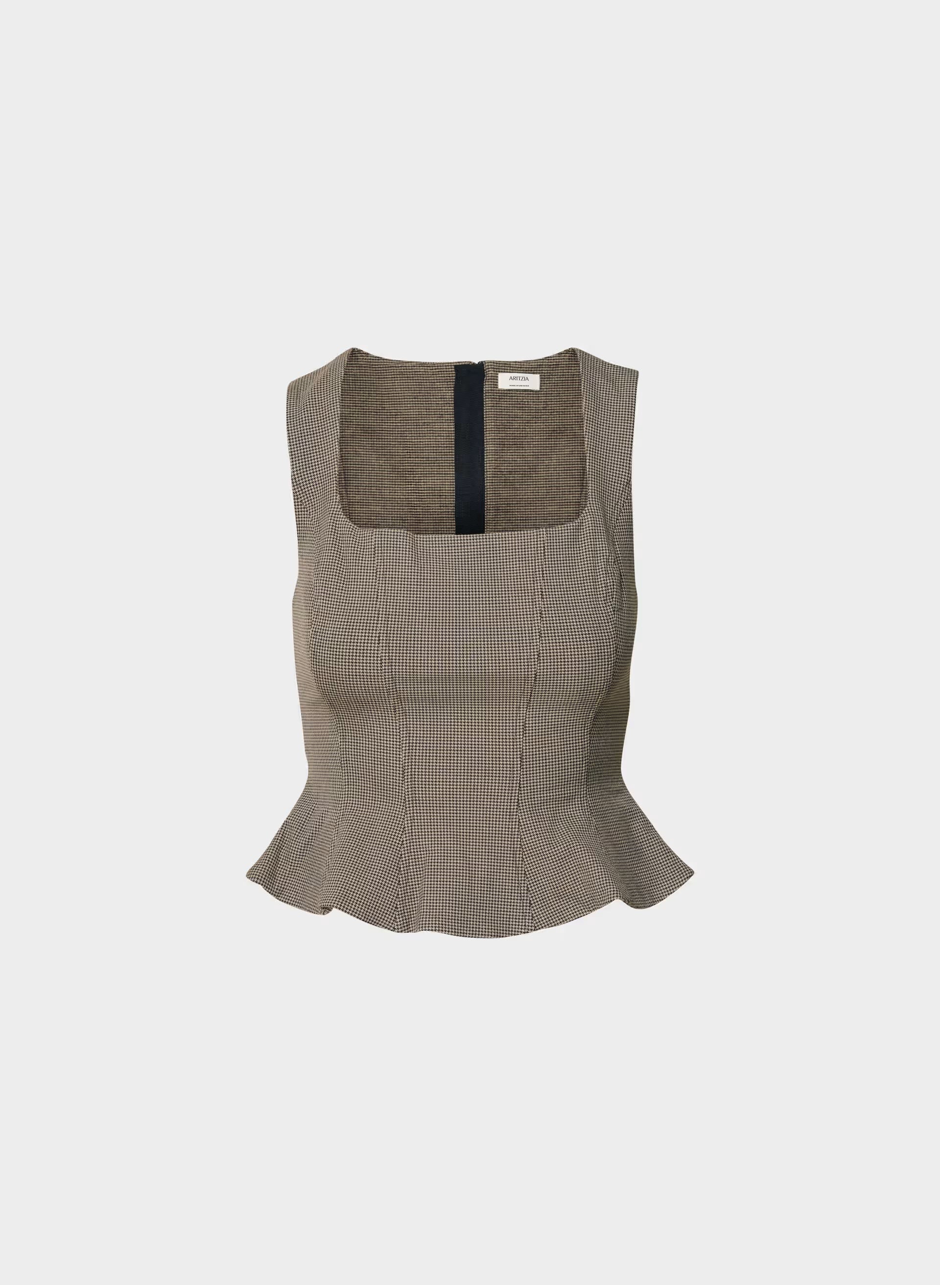 Rhodora Bustier - NOMAD TAUPE / BLACK