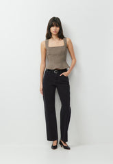 Rhodora Bustier - NOMAD TAUPE / BLACK