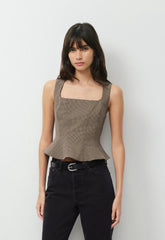 Rhodora Bustier - NOMAD TAUPE / BLACK