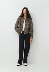 Stampede Shirt - CACAO NB BROWN/RED
