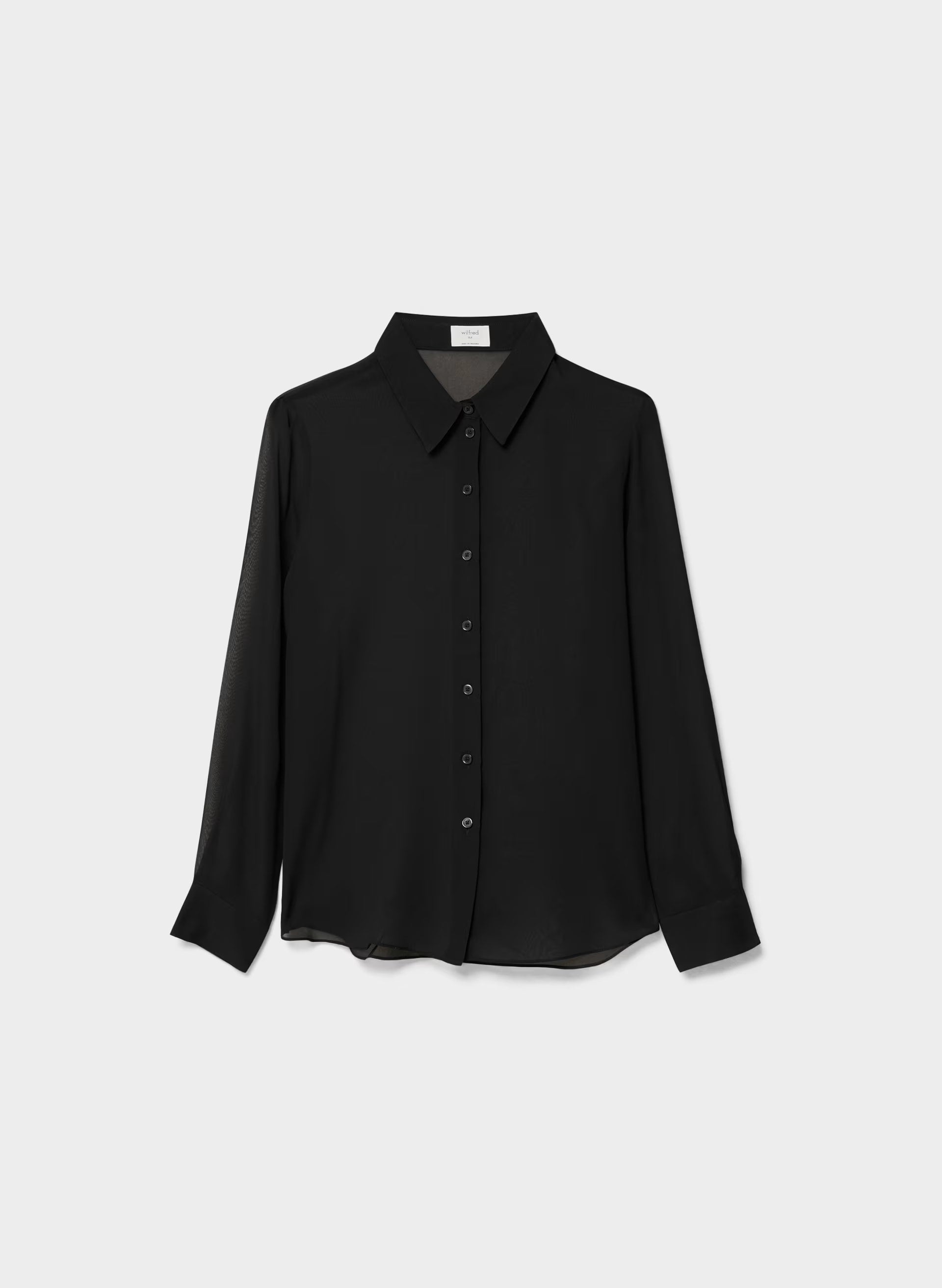 Baker Silk Shirt - BLACK