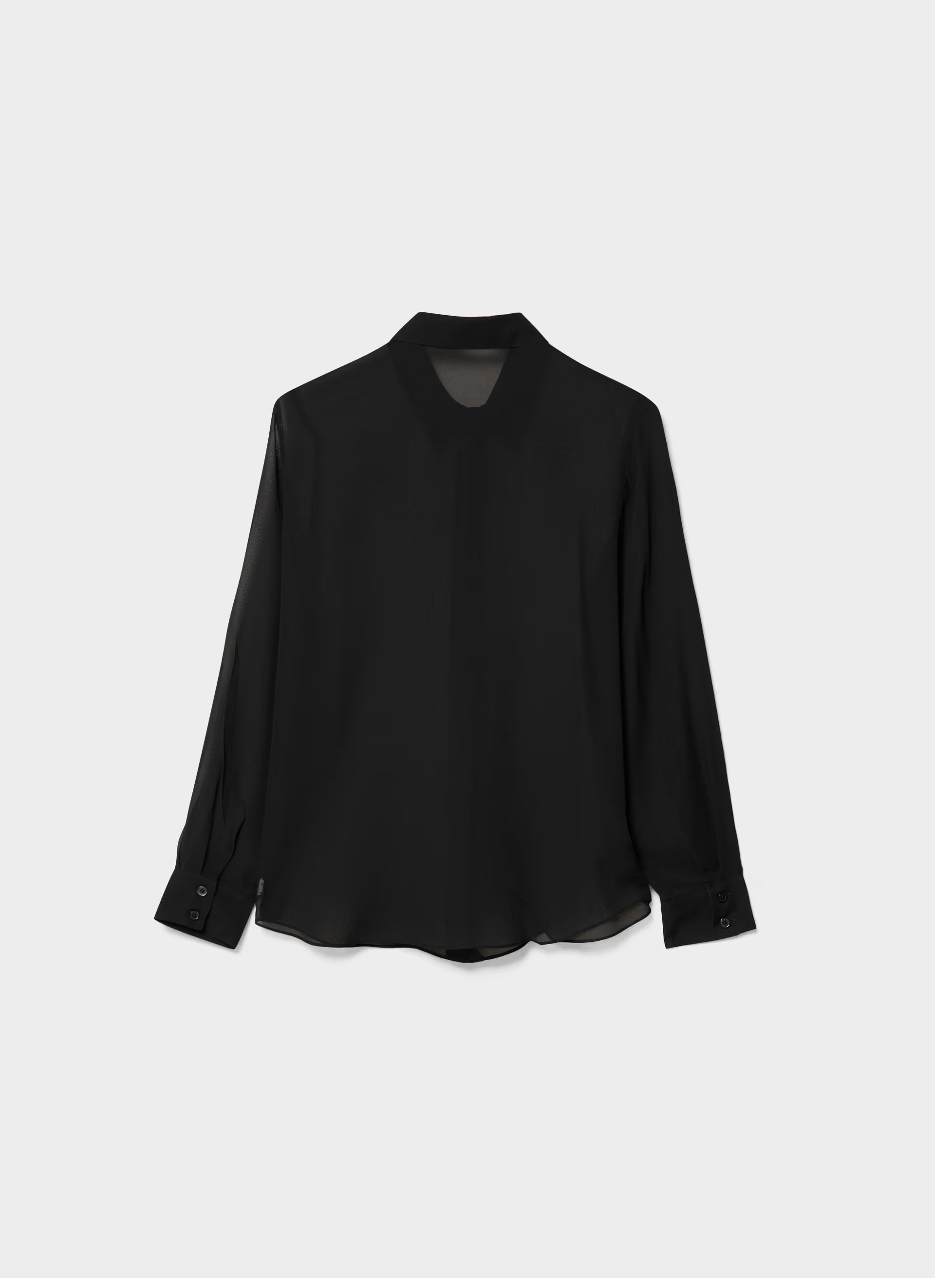 Baker Silk Shirt - BLACK