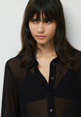 Baker Silk Shirt - BLACK