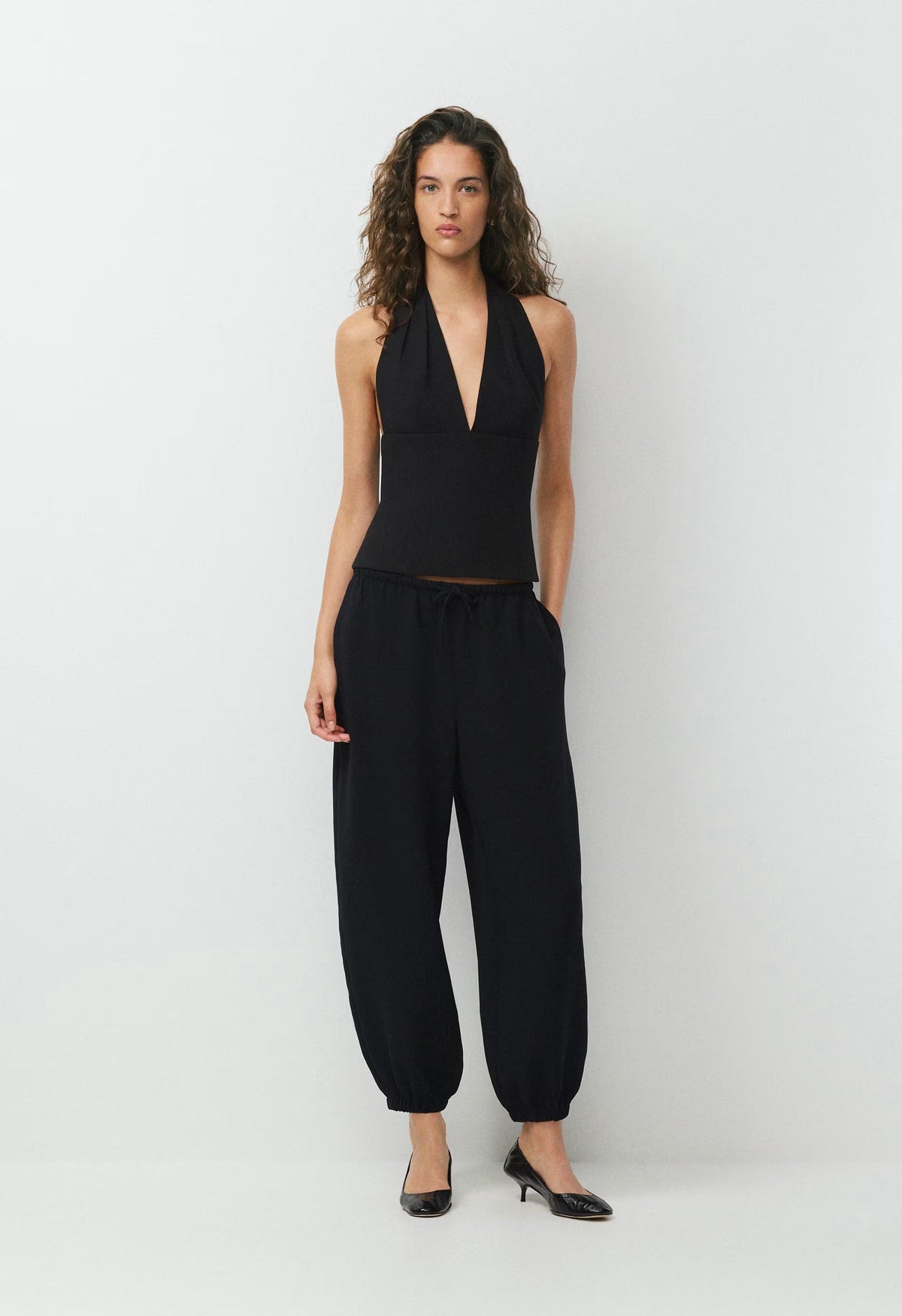 Lexicon Halter Top - Eversential™ - BLACK