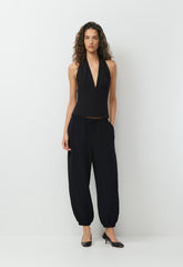 Lexicon Halter Top - Eversential™ - BLACK