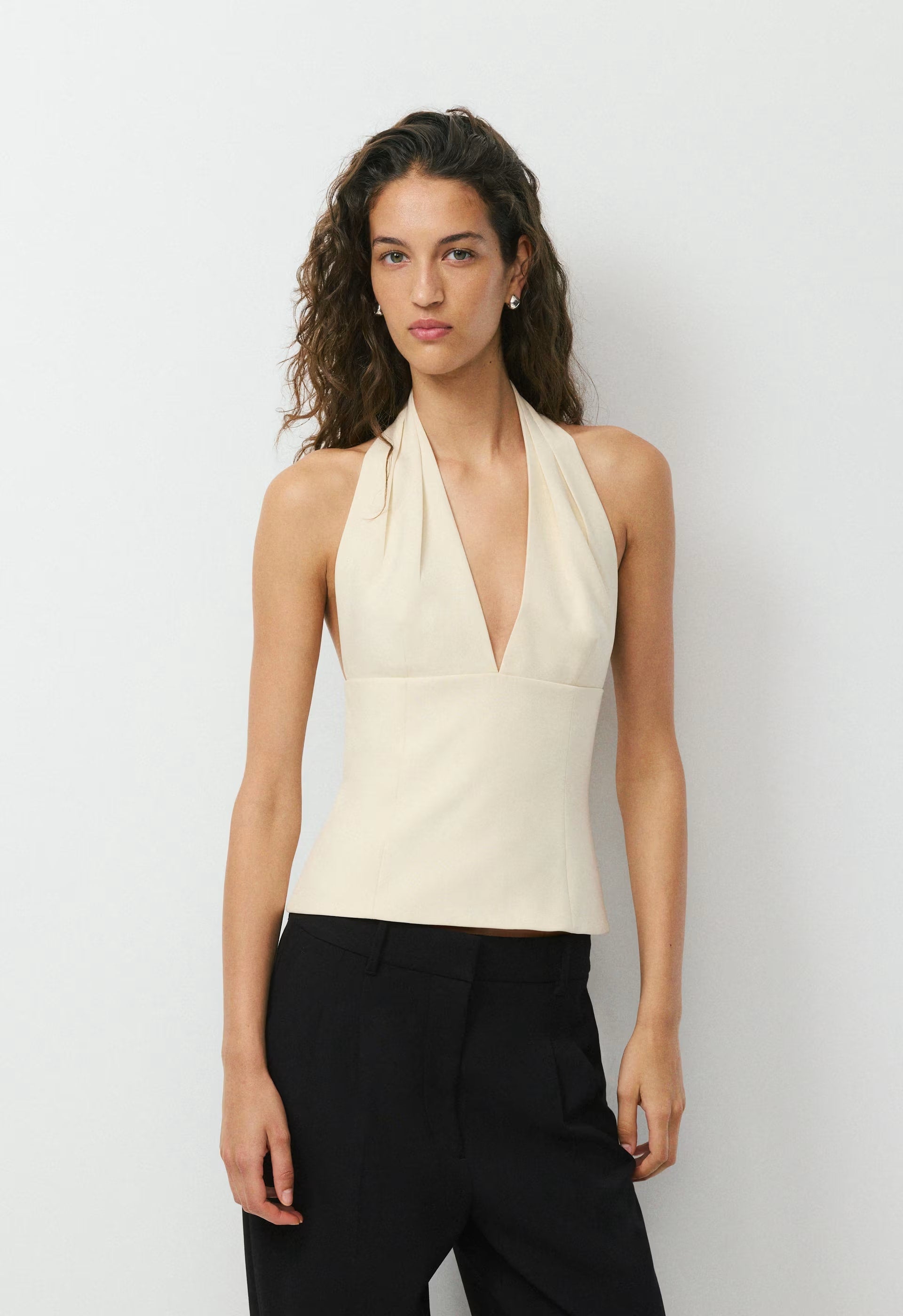 Lexicon Halter Top - Eversential™ - SEASIDE CREAM