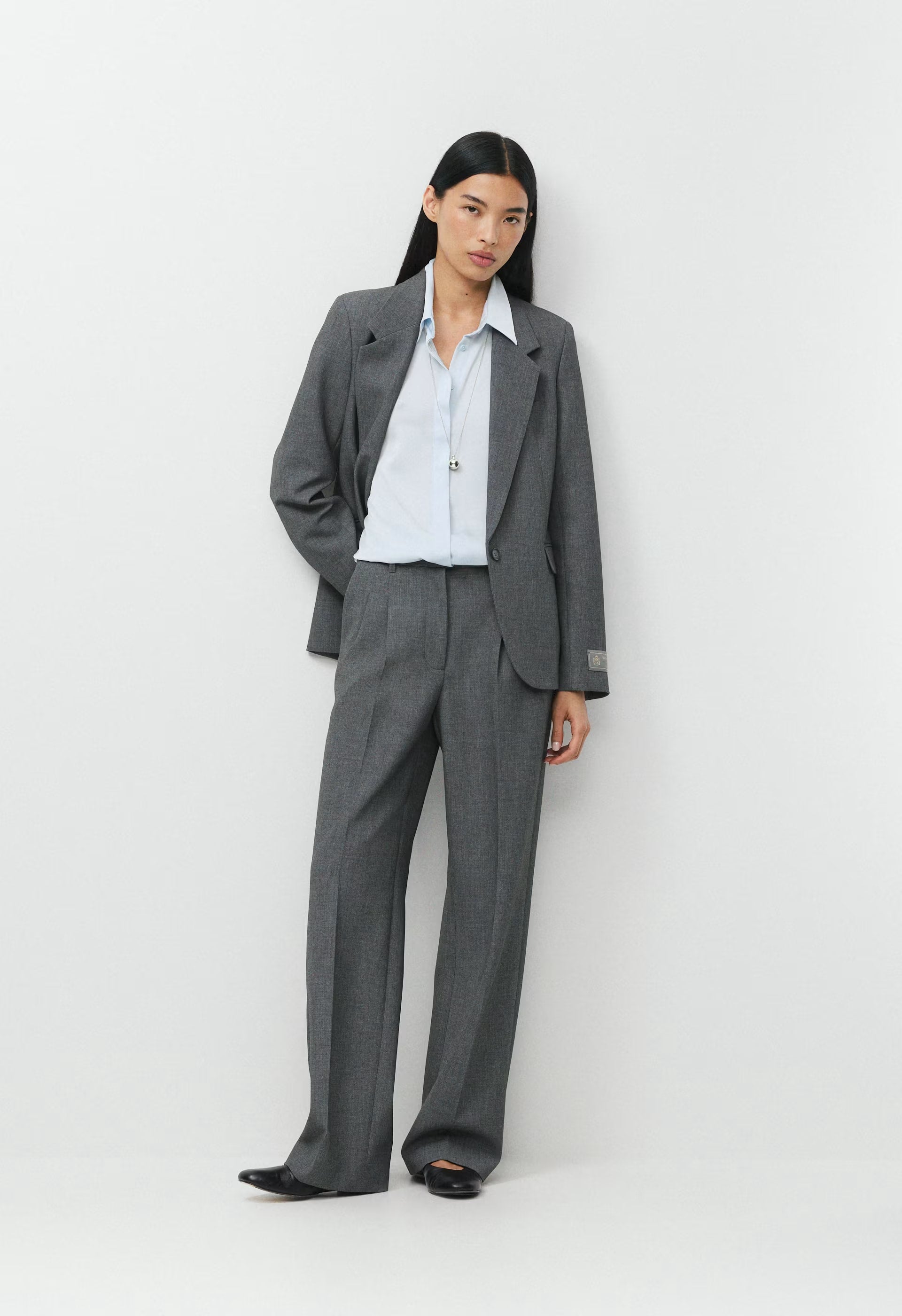 Vantage Satin Blouse - PLEIN AIR