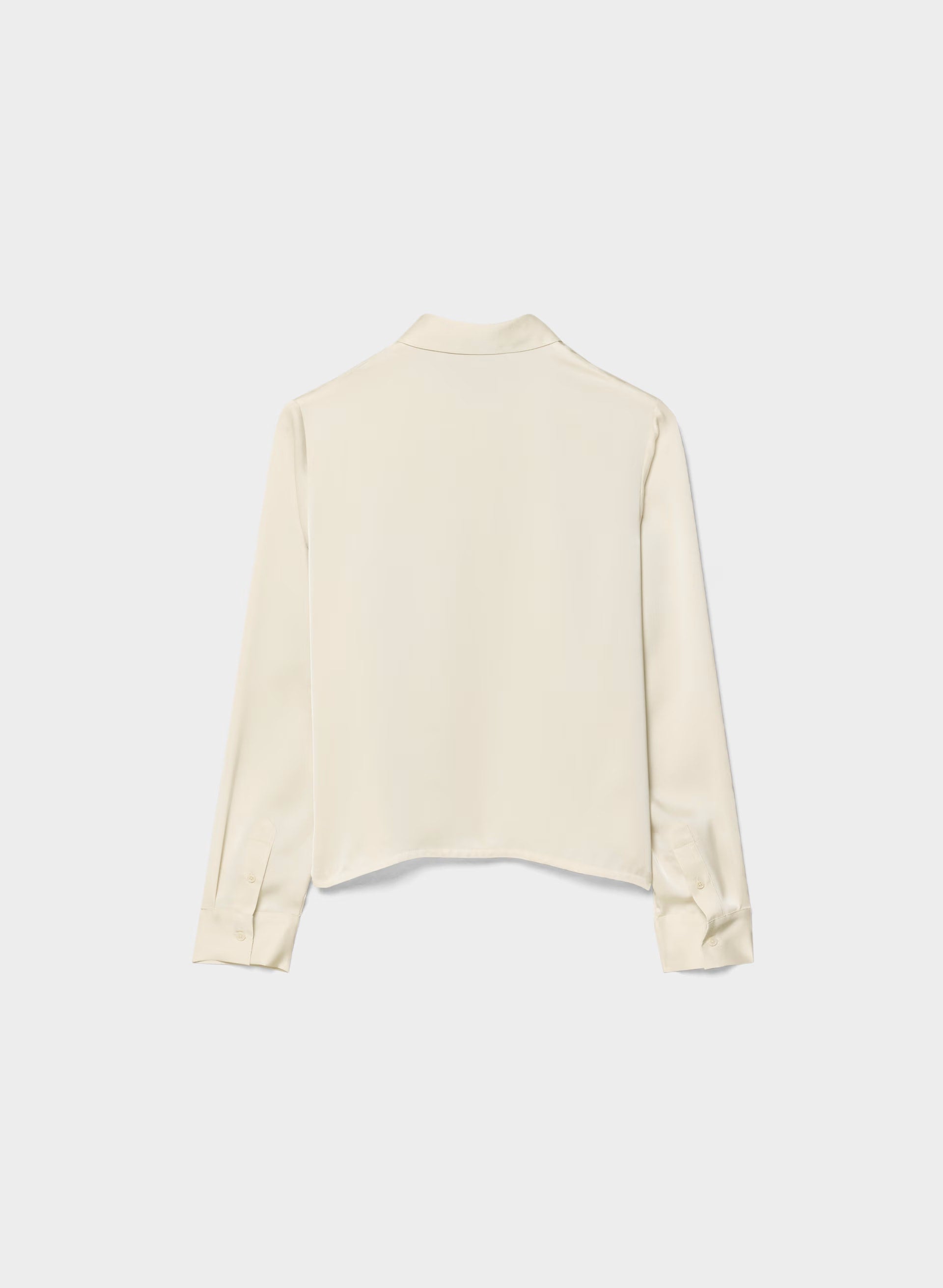 Vantage Satin Blouse - SEASIDE CREAM