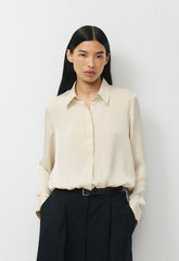 Vantage Satin Blouse - SEASIDE CREAM
