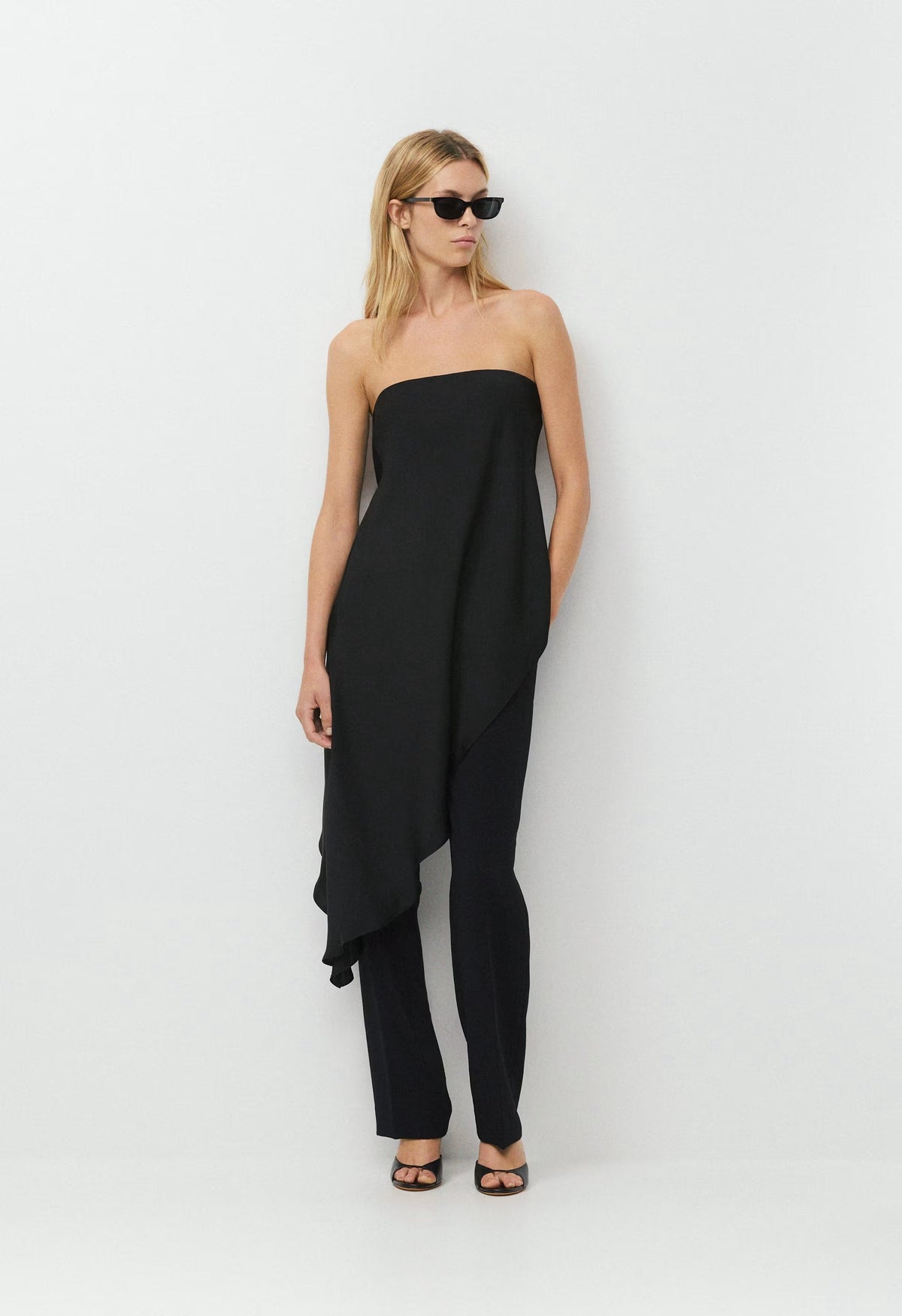 Redux Satin Top - BLACK