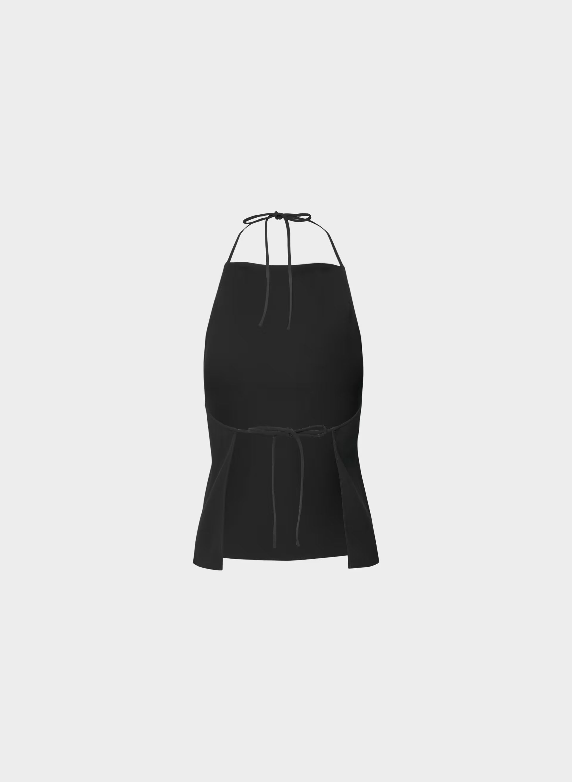 Honours Halter Top - Crepette™ - BLACK