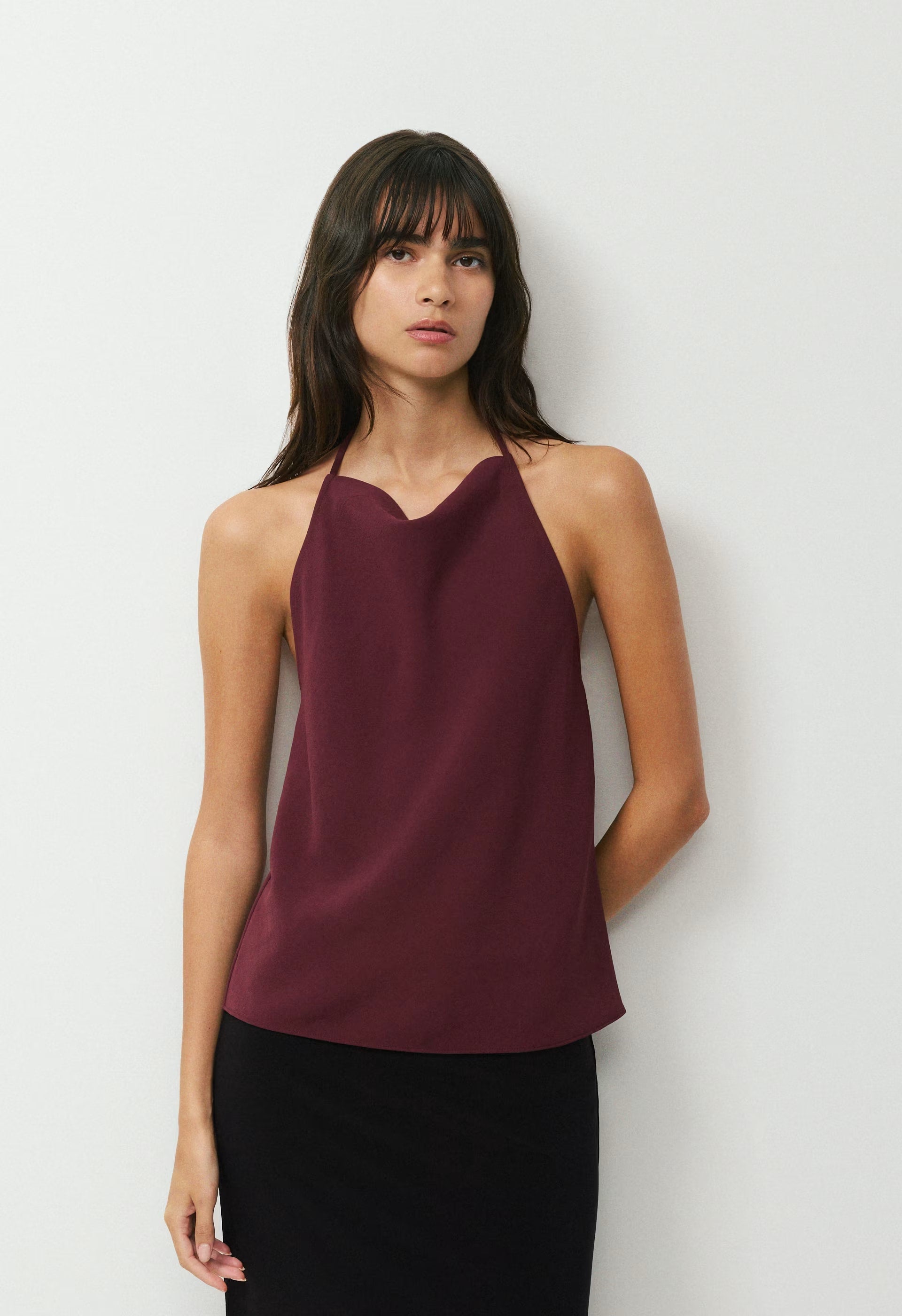 Honours Halter Top - Crepette™ - GALA PLUM