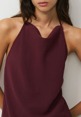 Honours Halter Top - Crepette™ - GALA PLUM