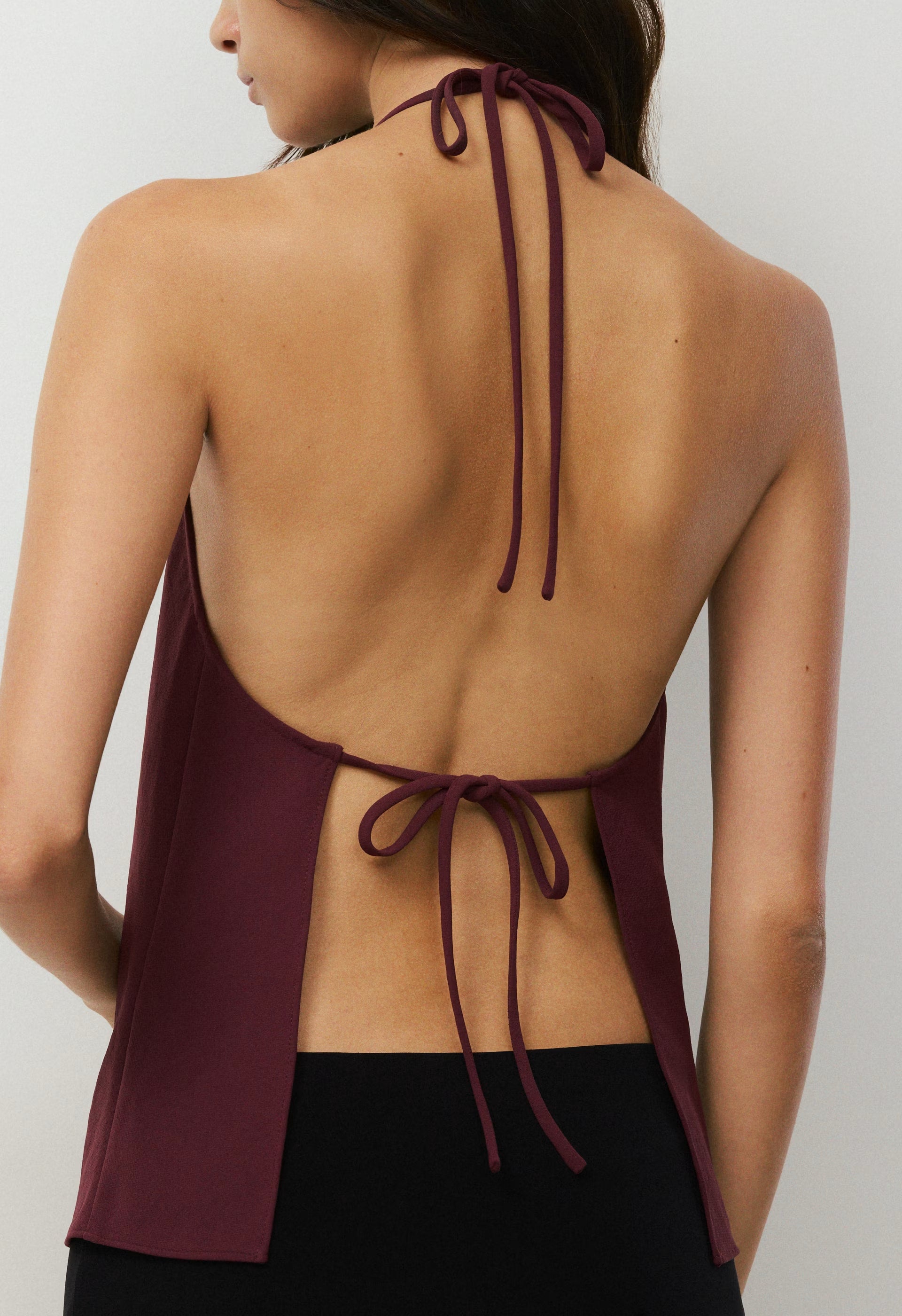 Honours Halter Top - Crepette™ - GALA PLUM