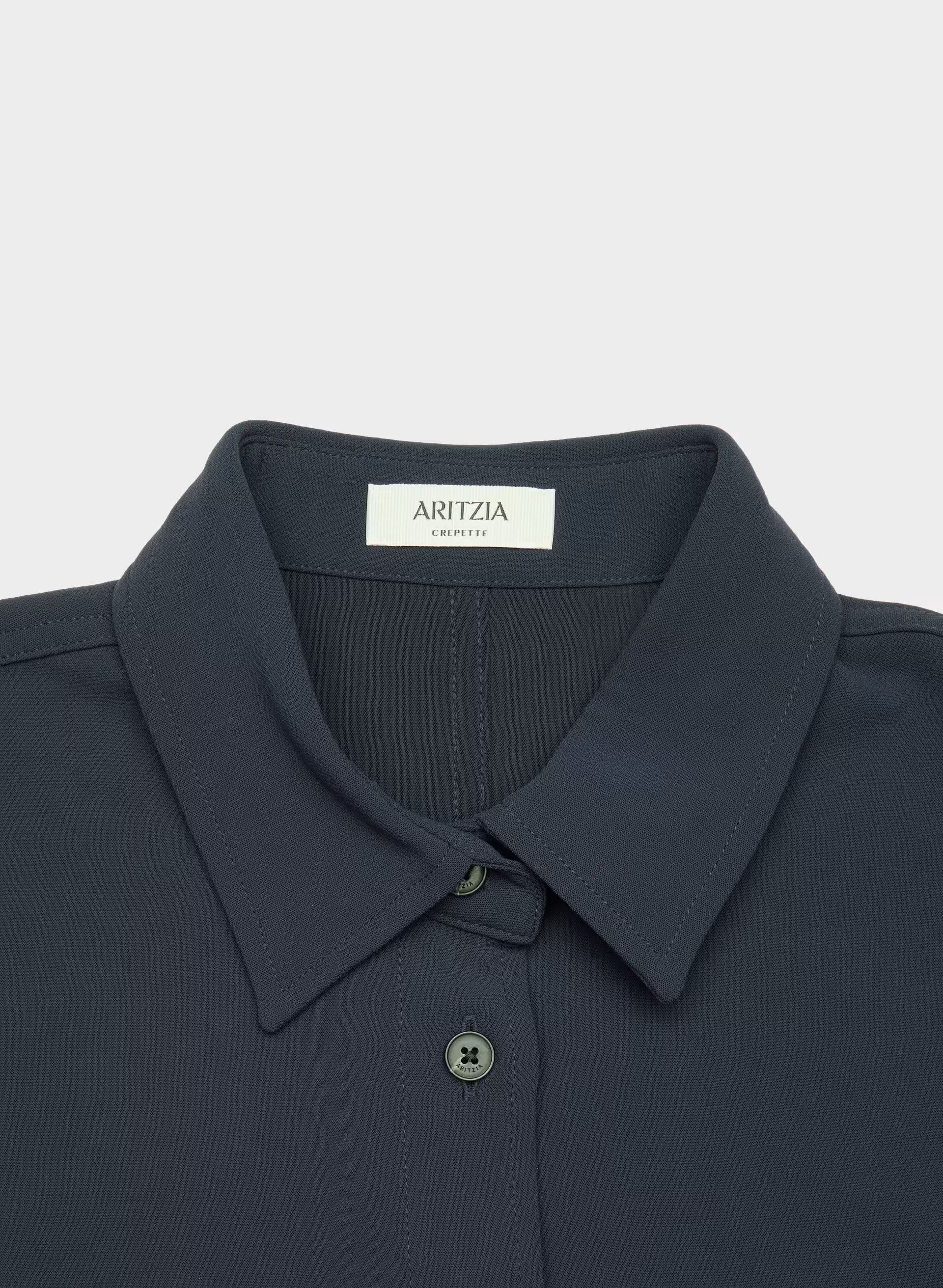 Fieldnote Blouse - Crepette™ - DARK NIGHT NAVY