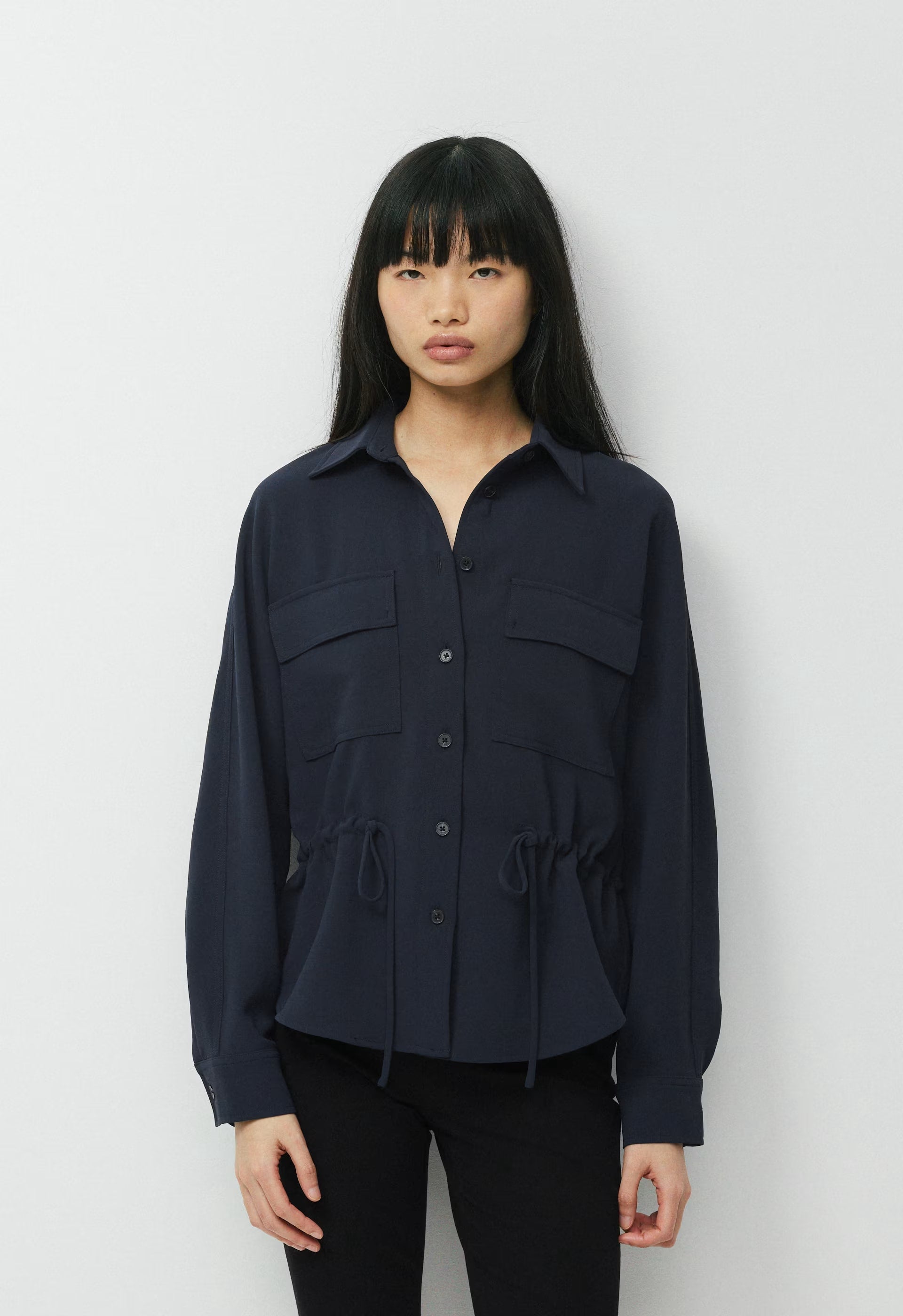 Fieldnote Blouse - Crepette™ - DARK NIGHT NAVY