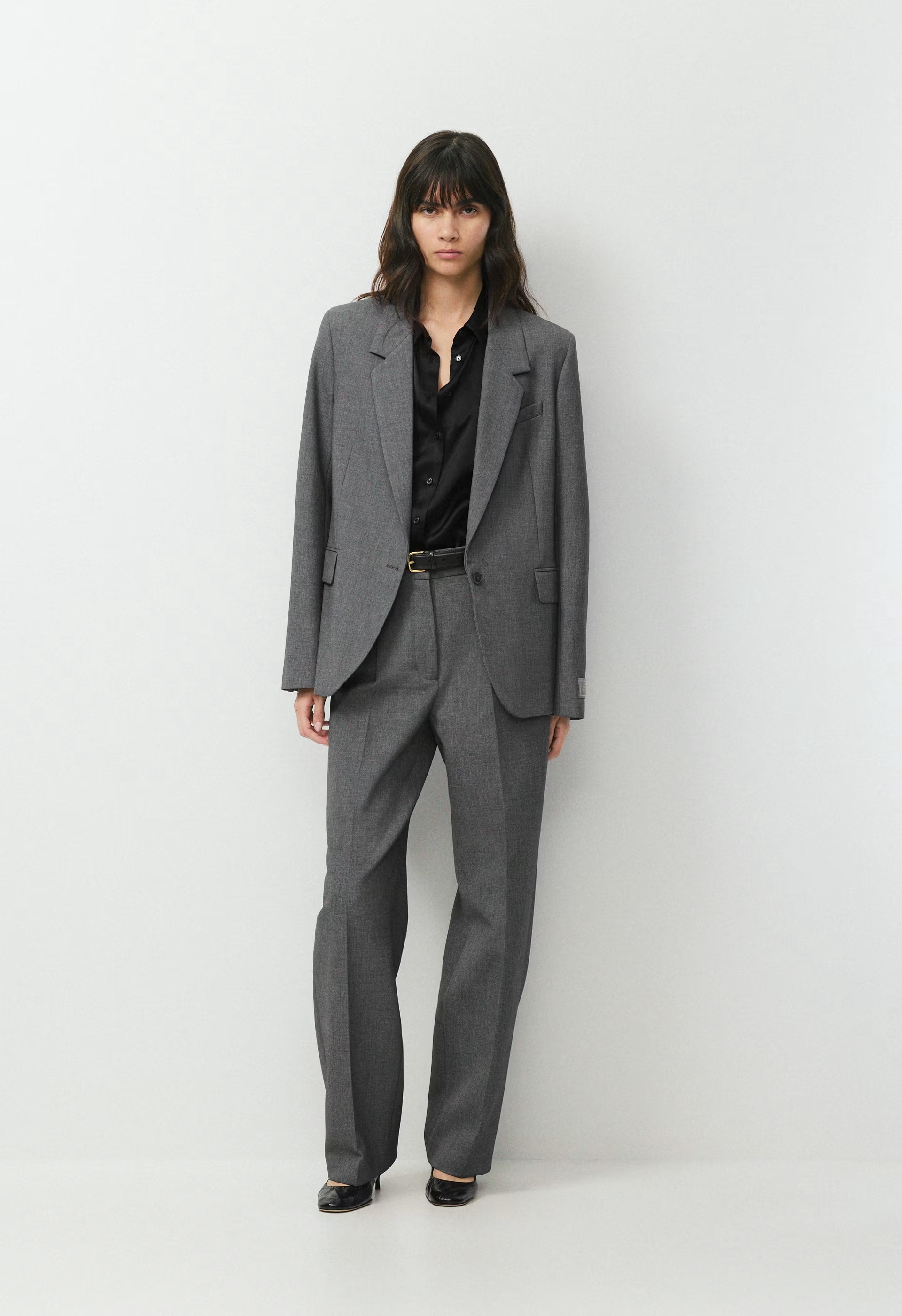 Forecast Silk Shirt - BLACK