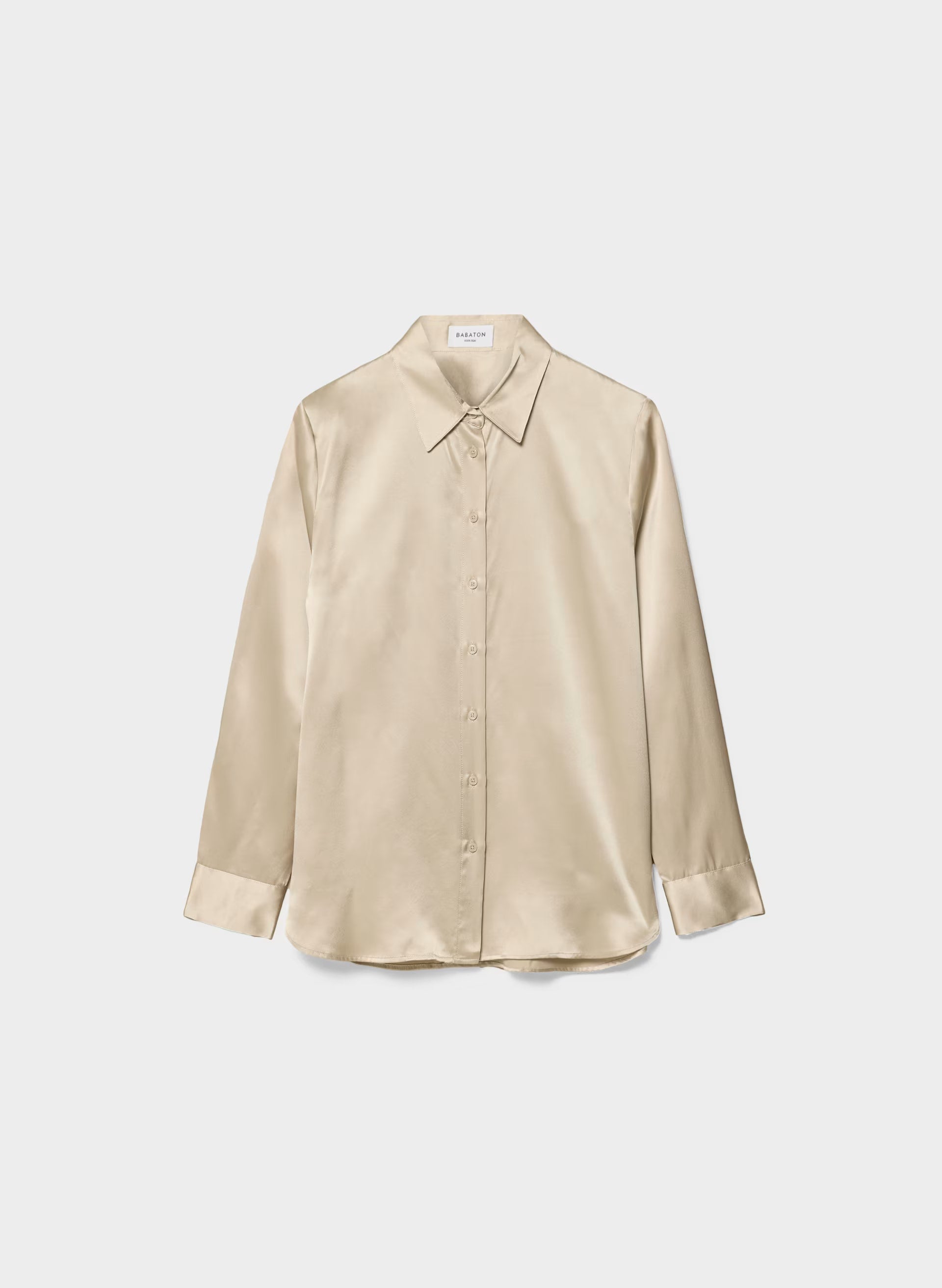 Forecast Silk Shirt - MARCONA BEIGE