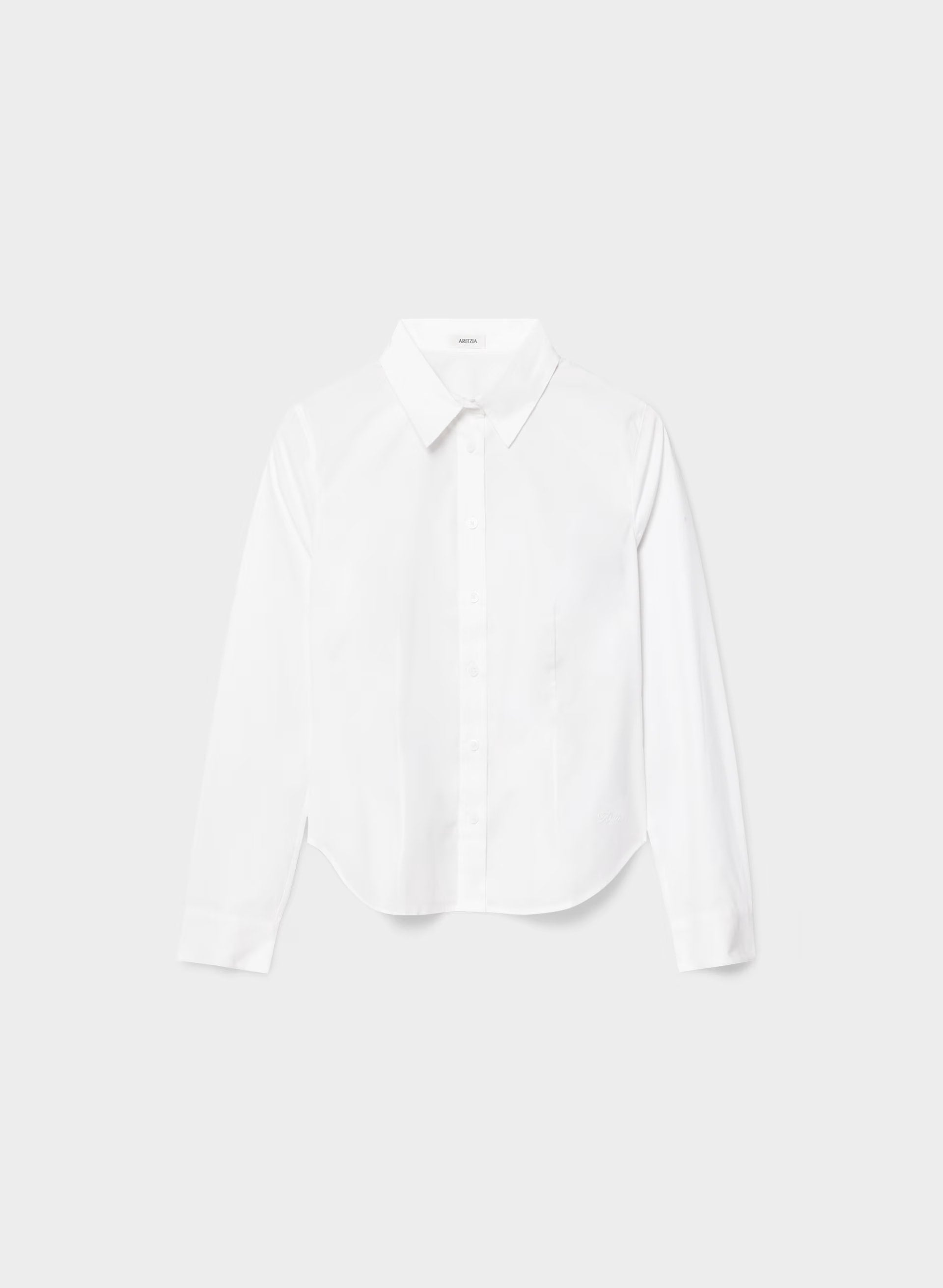 Chronicle Slim Poplin Shirt - WHITE