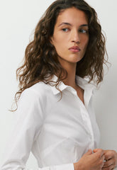 Chronicle Slim Poplin Shirt - WHITE
