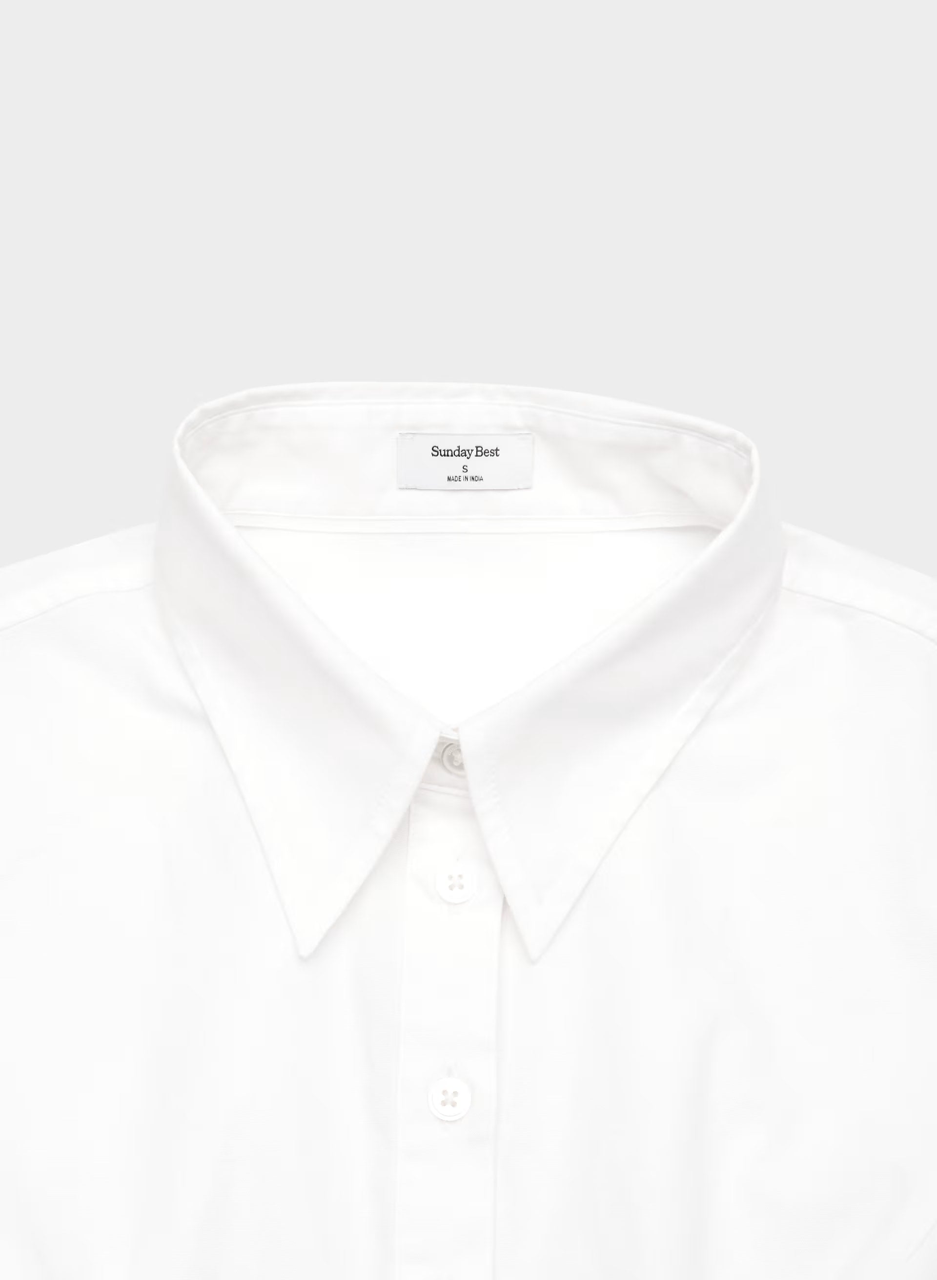 Fanciful Poplin Shirt - BRIGHT WHITE