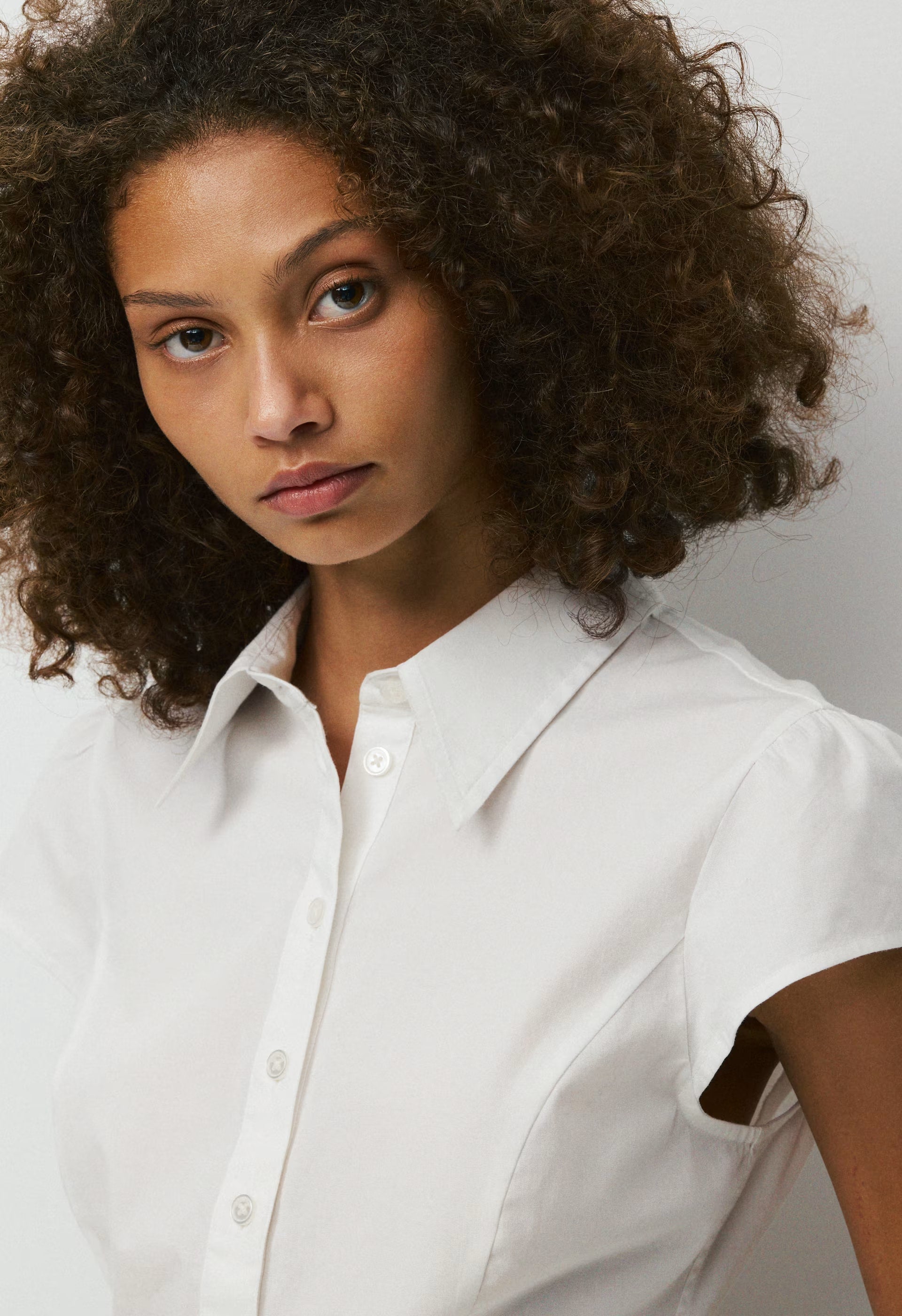 Fanciful Poplin Shirt - BRIGHT WHITE